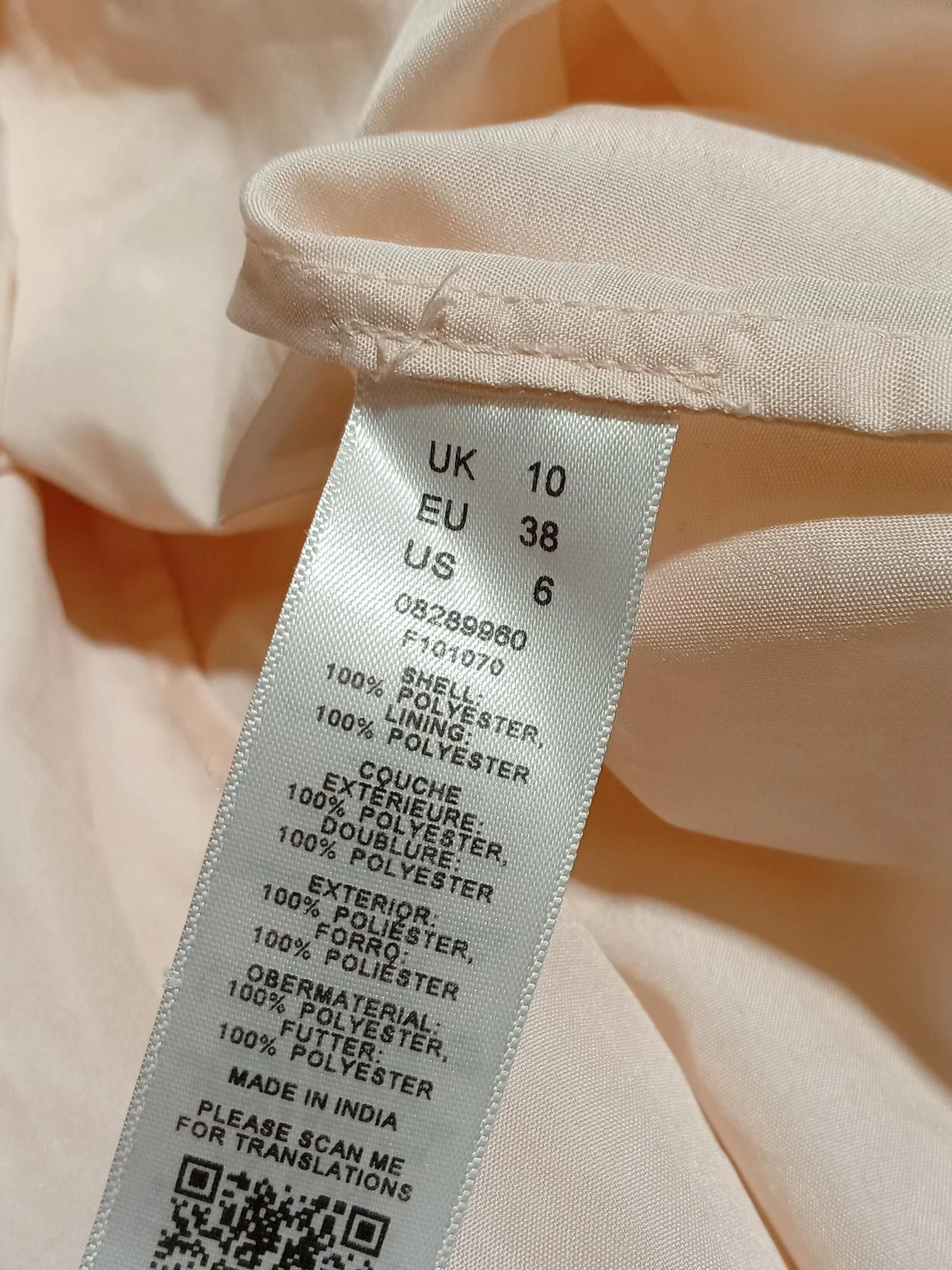 Asos Skater Midi Dress UK10 in Pink - Image 8