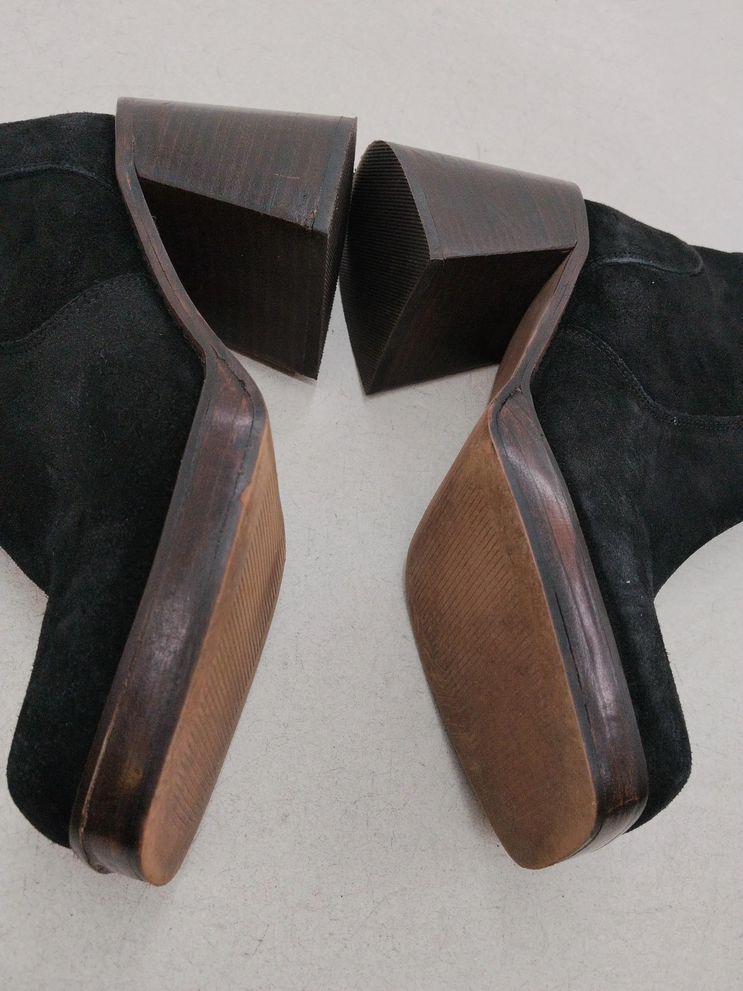 Asos Women's Boots UK 5 Black 100% Suede Platform - Image 7
