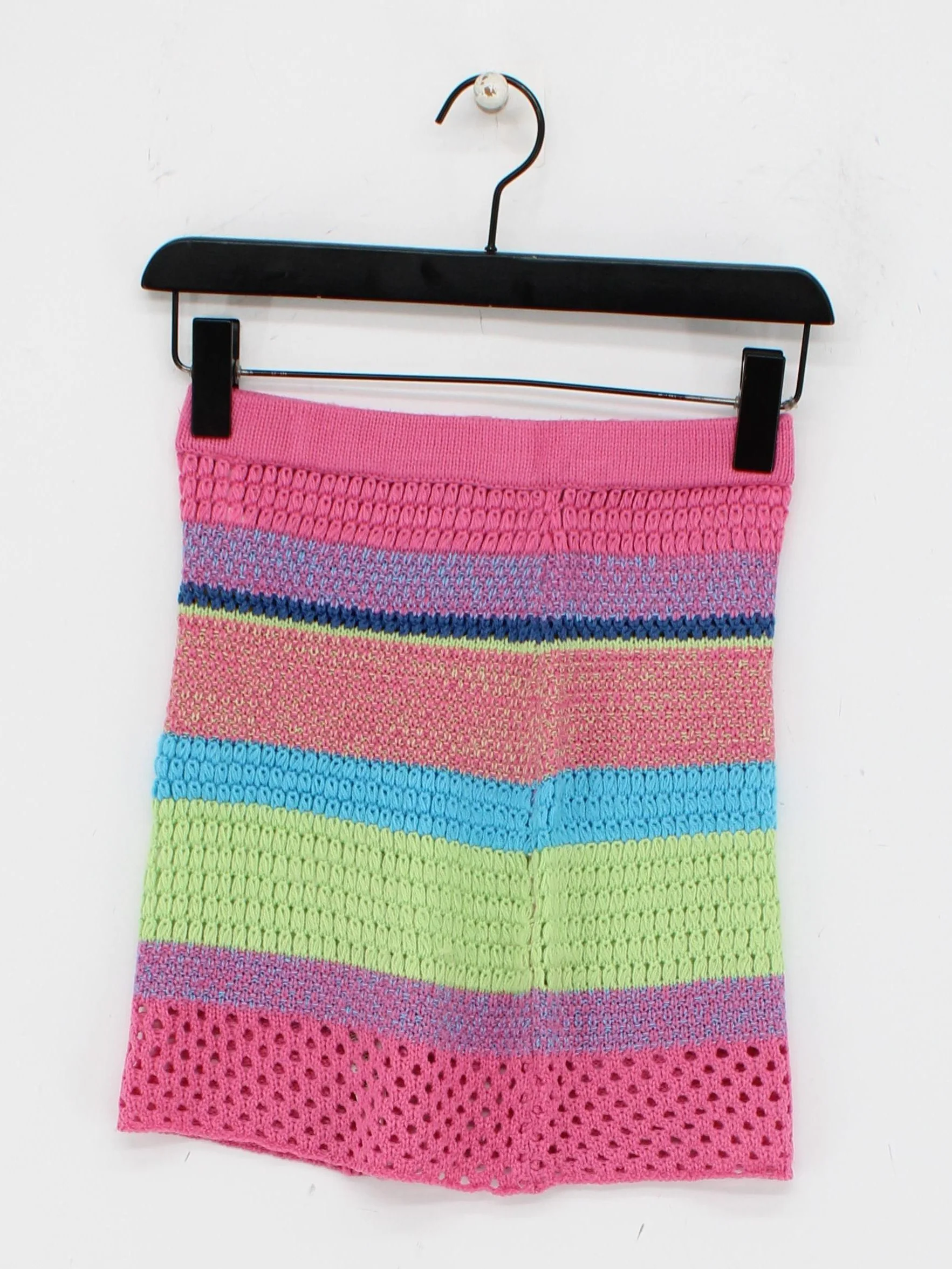 AsYou Women's Mini Skirt UK 8 Multi Striped 100% Acrylic Short Mini - Image 2