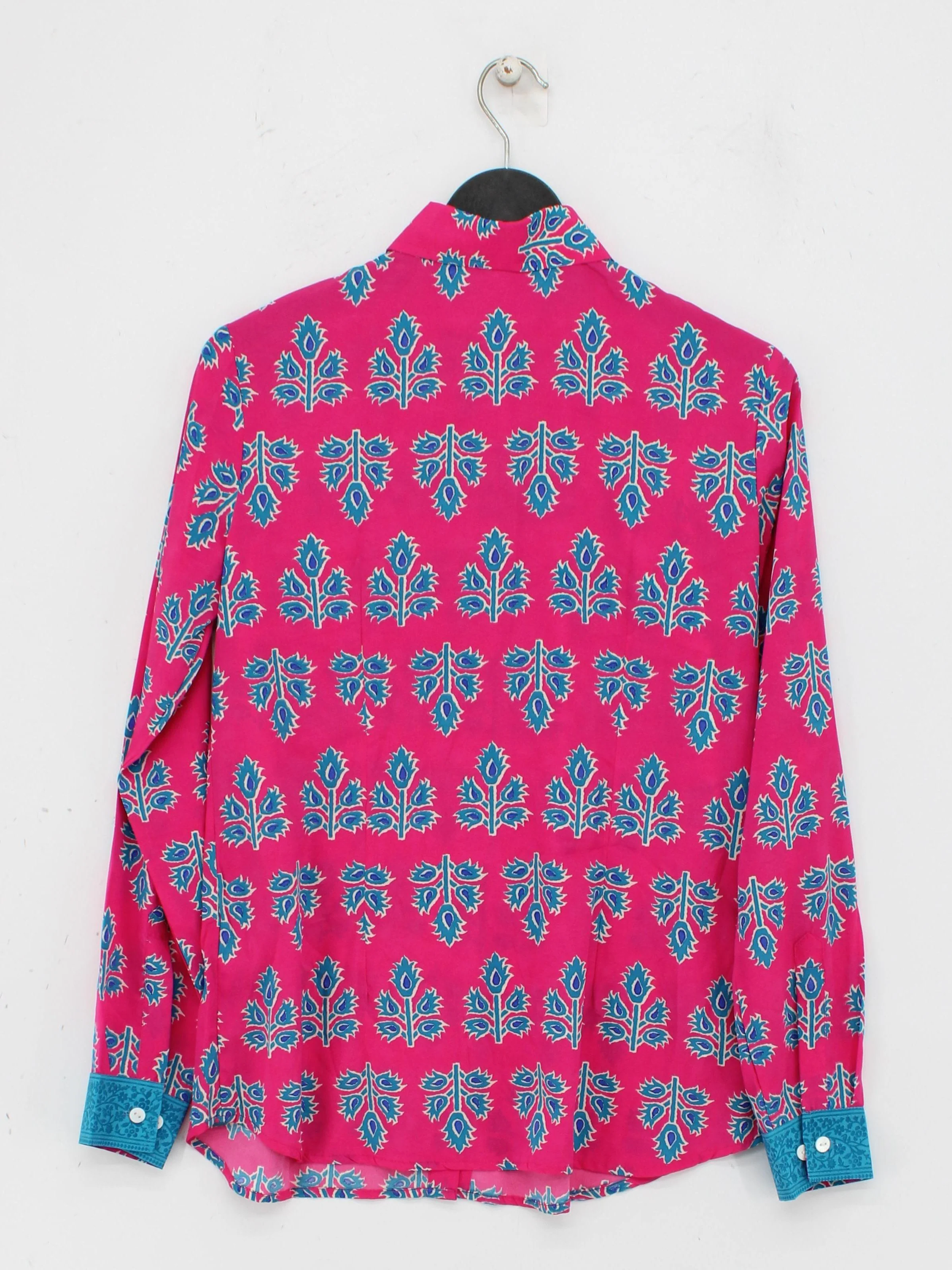 At Last.. Women's Shirt UK 8 Pink 100% Viscose Basic - Image 2