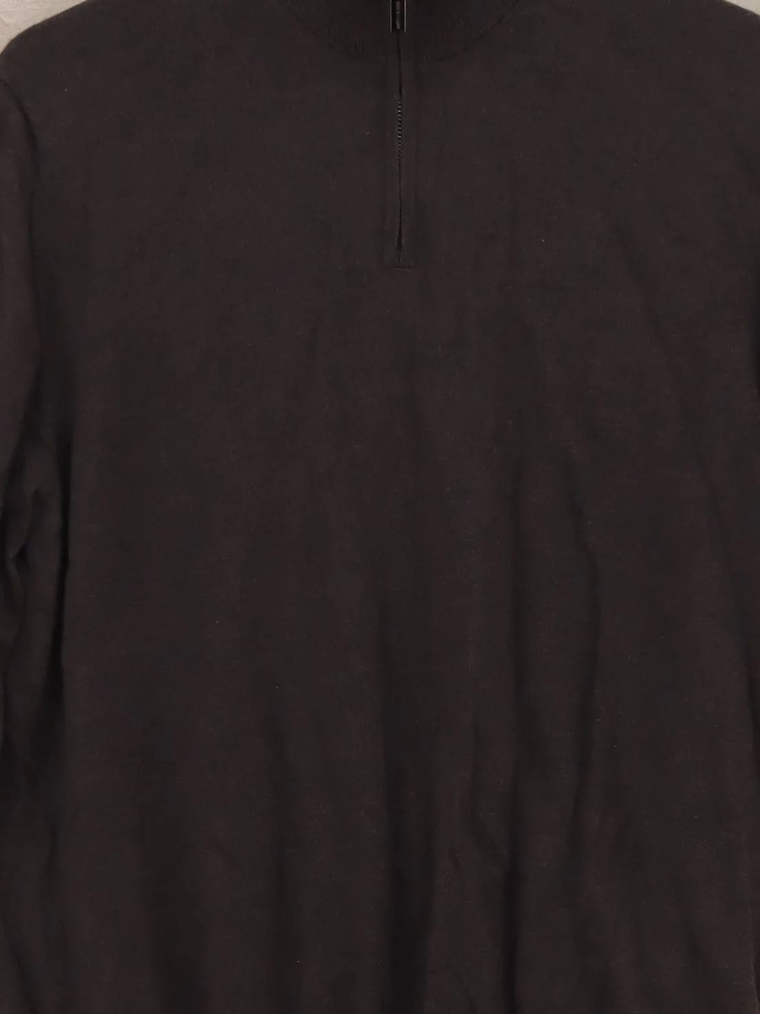 Autograph Men's Jumper L Brown 100% Wool High Neck Pullover - Image 3