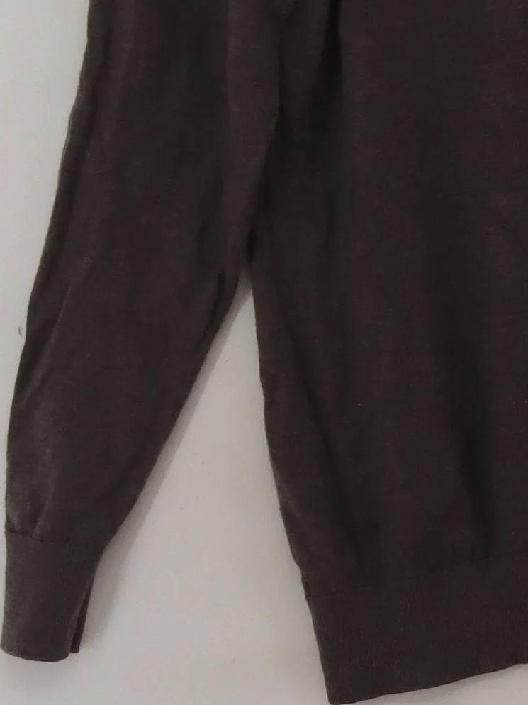 Autograph Men's Jumper L Brown 100% Wool High Neck Pullover - Image 4