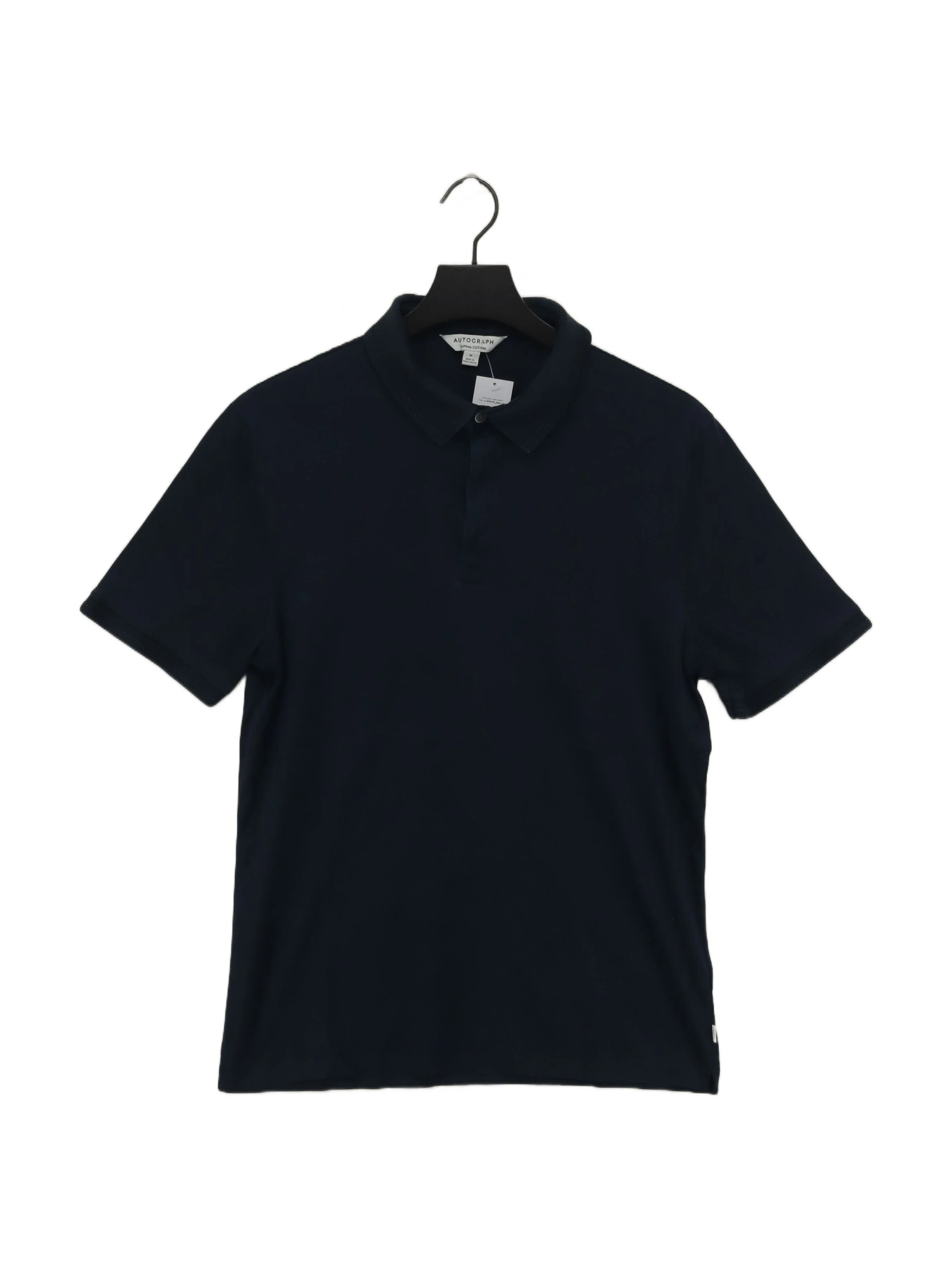 Autograph Men's Polo M Blue 100% Cotton Basic