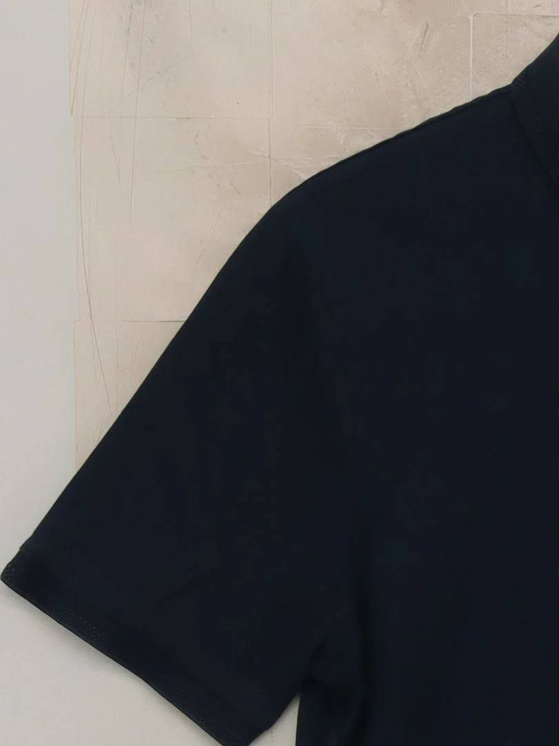 Autograph Men's Polo M Blue 100% Cotton Basic - Image 4