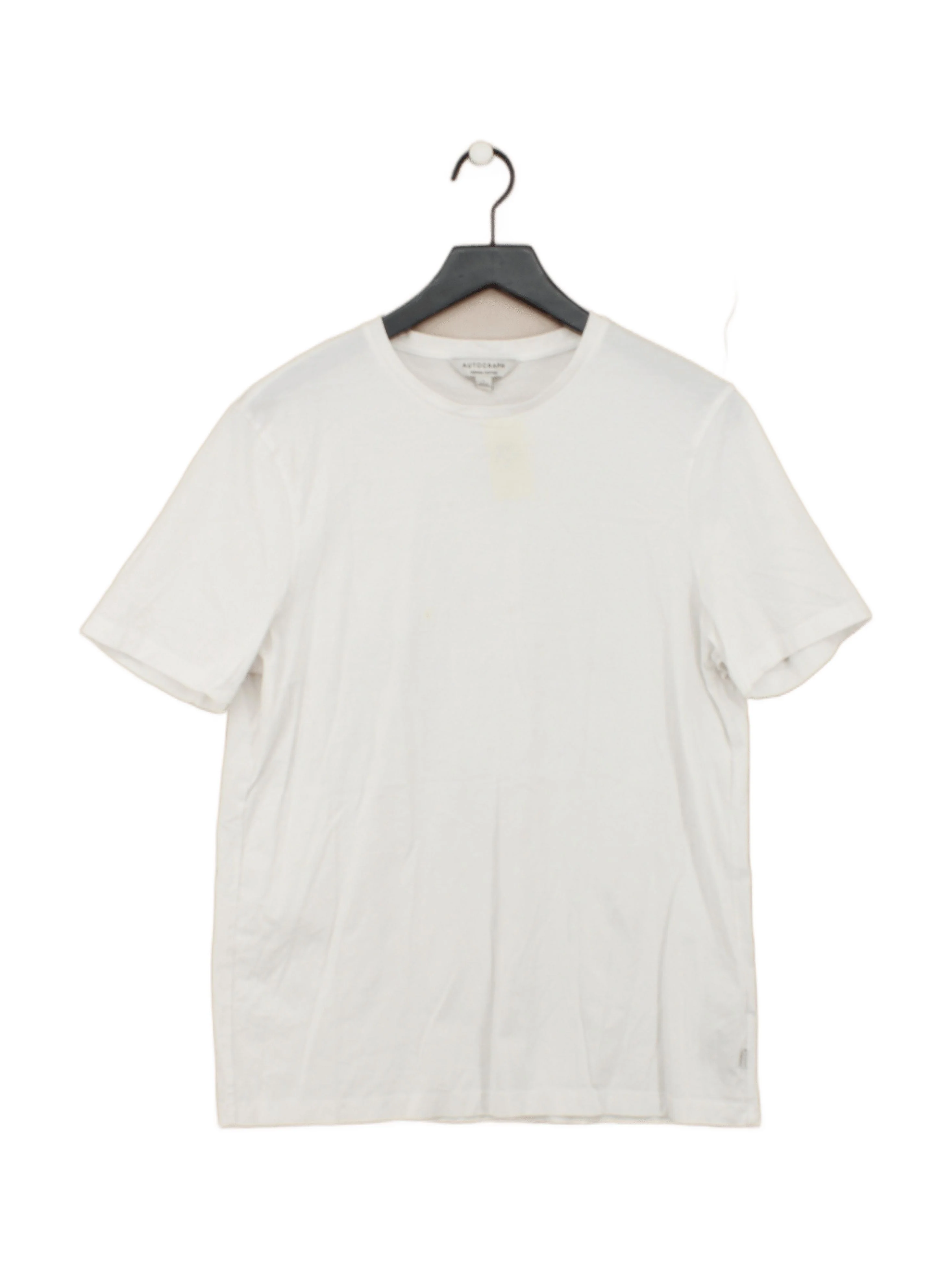 Autograph Men's T-Shirt L White 100% Cotton Basic