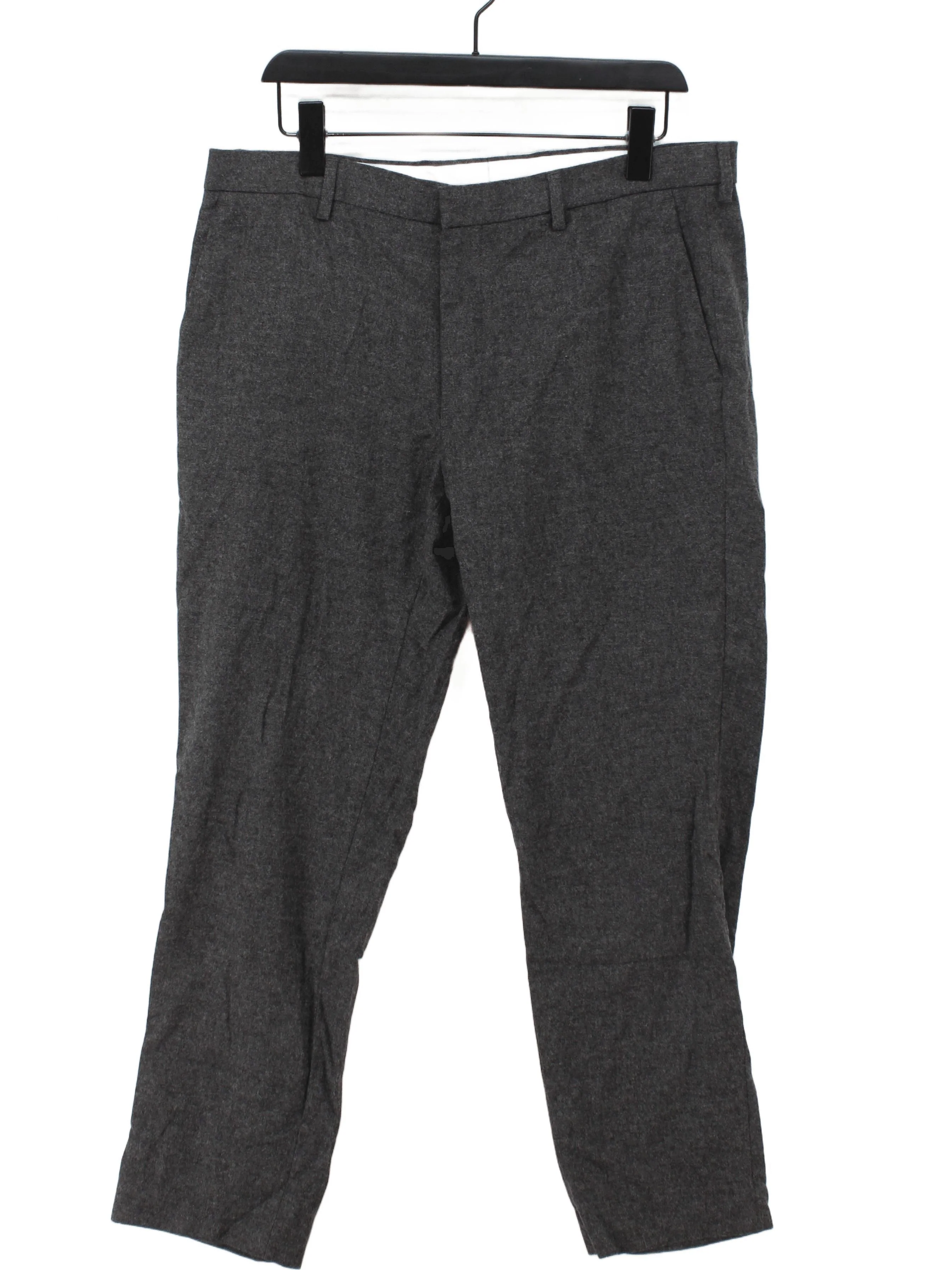 Autograph Men's Trousers W 36 in Grey Wool