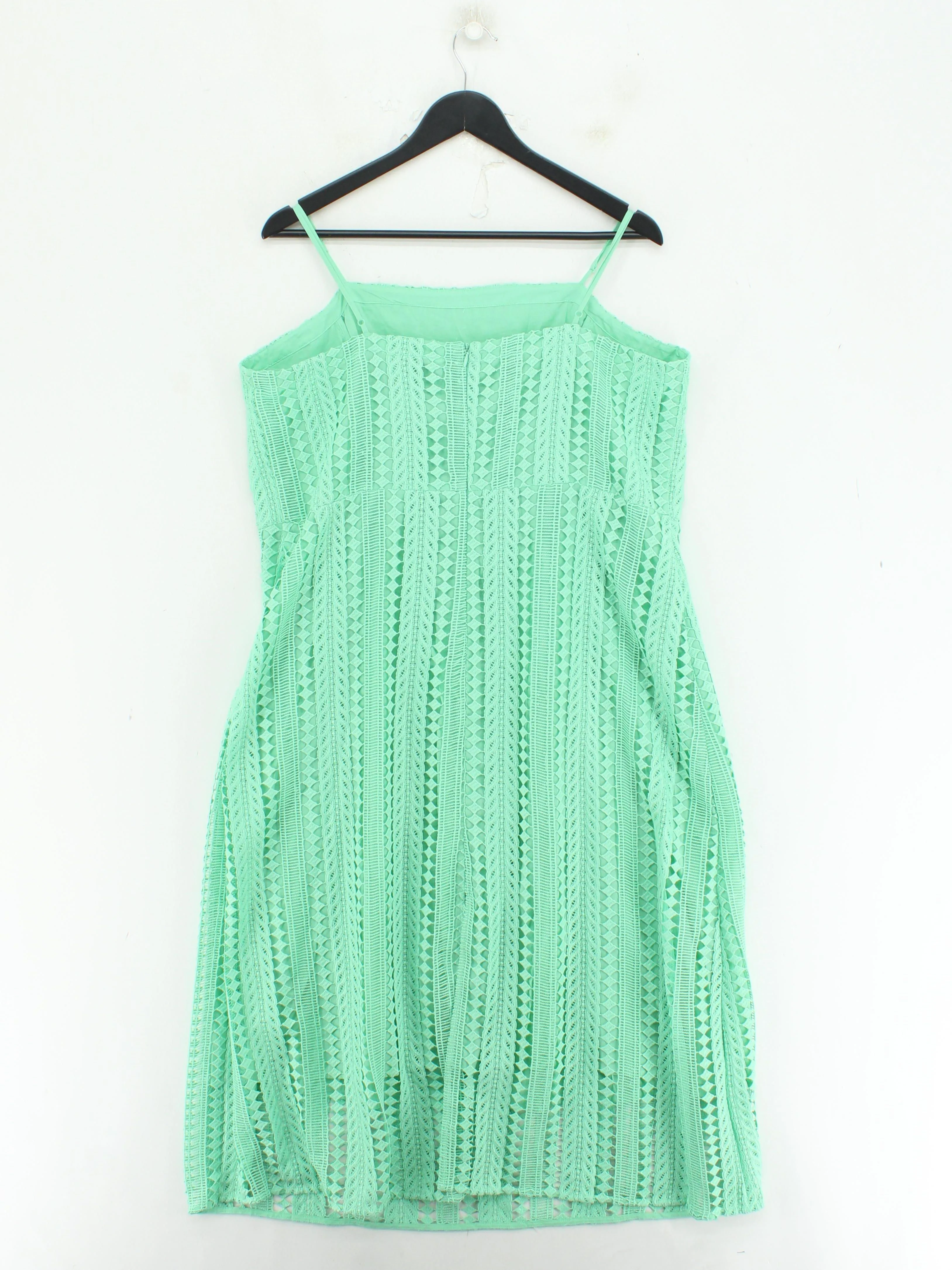 Autograph Slip Midi Dress UK18 in Green - Image 2