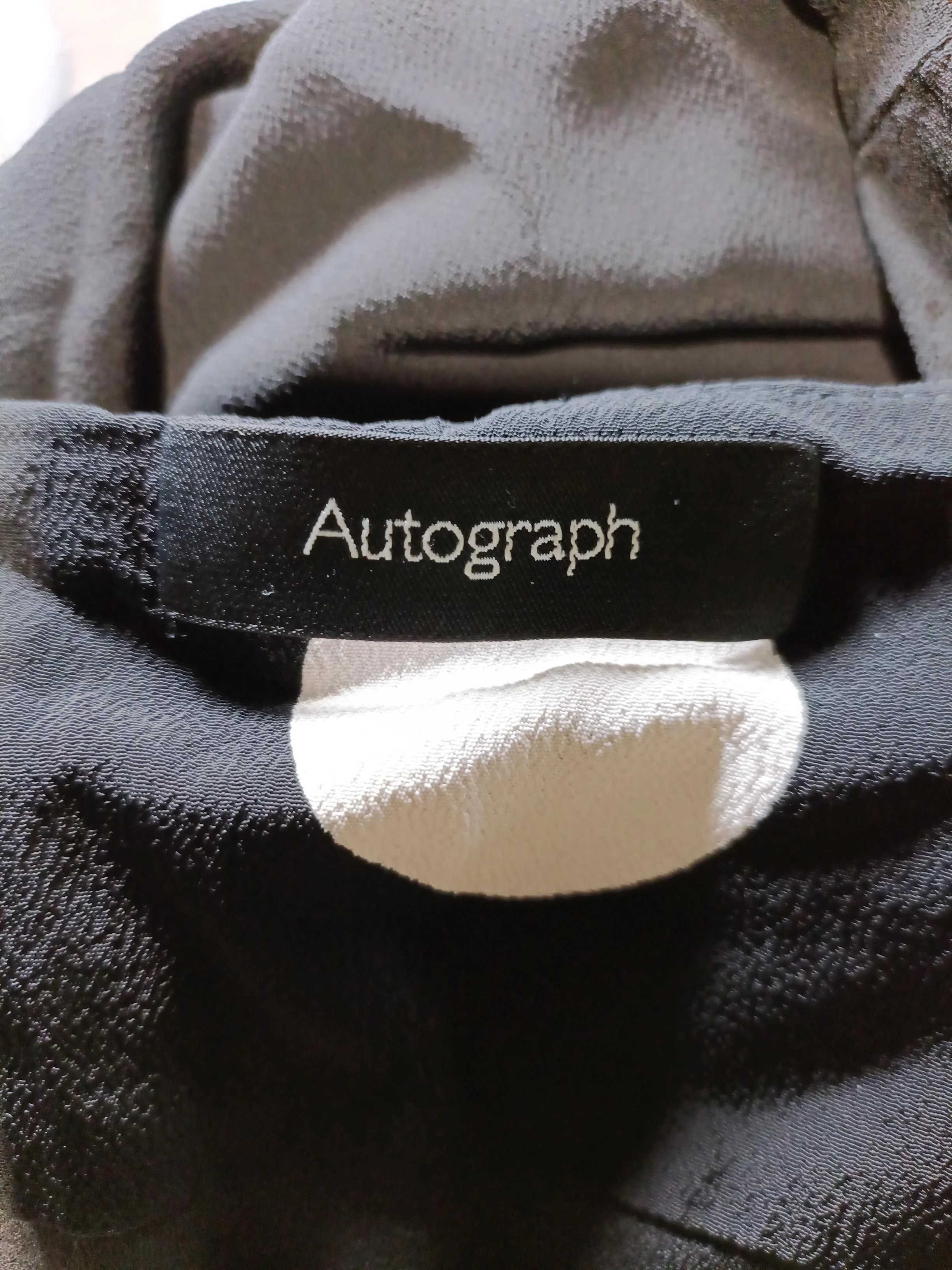 Autograph T-Shirt Mini Dress UK14 in Black - Image 5
