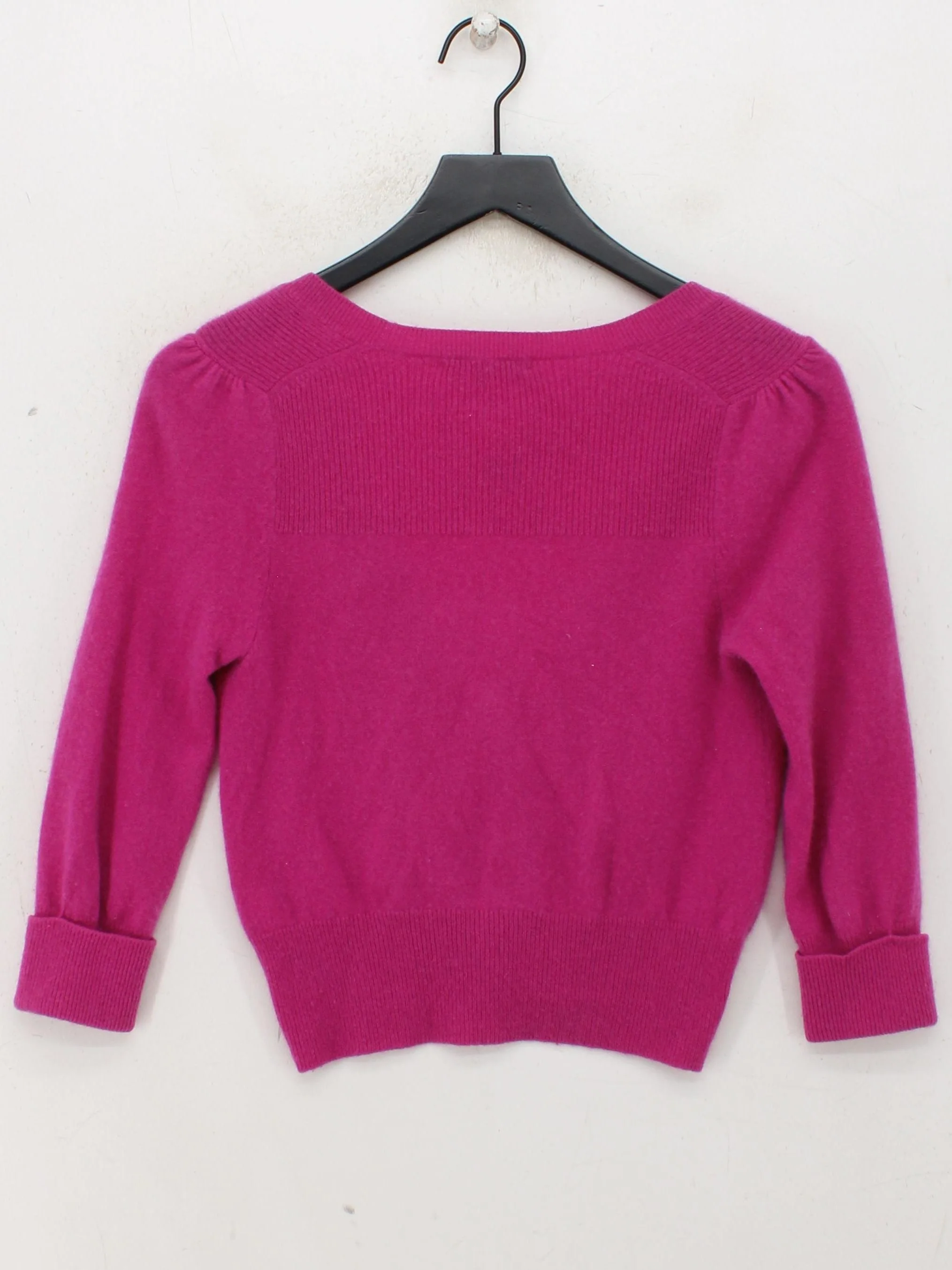 Autograph Women's Cardigan UK 8 Pink 100% Cashmere V-Neck Cardigan - Image 2