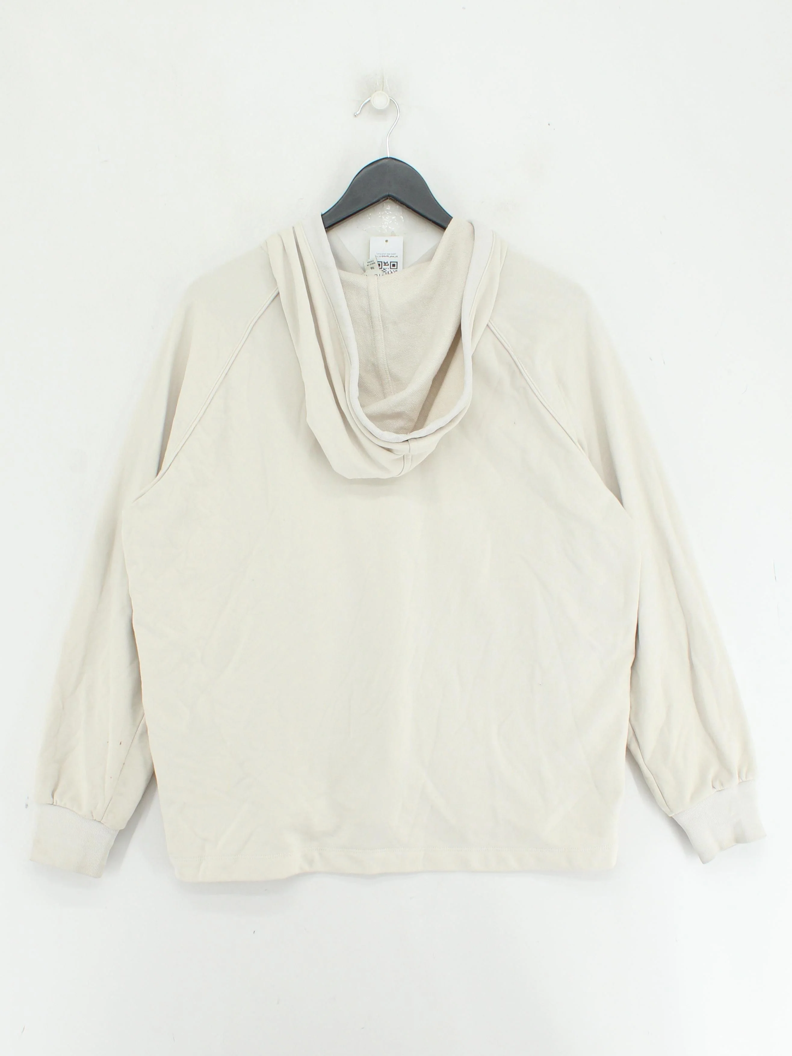 Autograph Women's Hoodie UK 16 Cream Cotton - Image 2