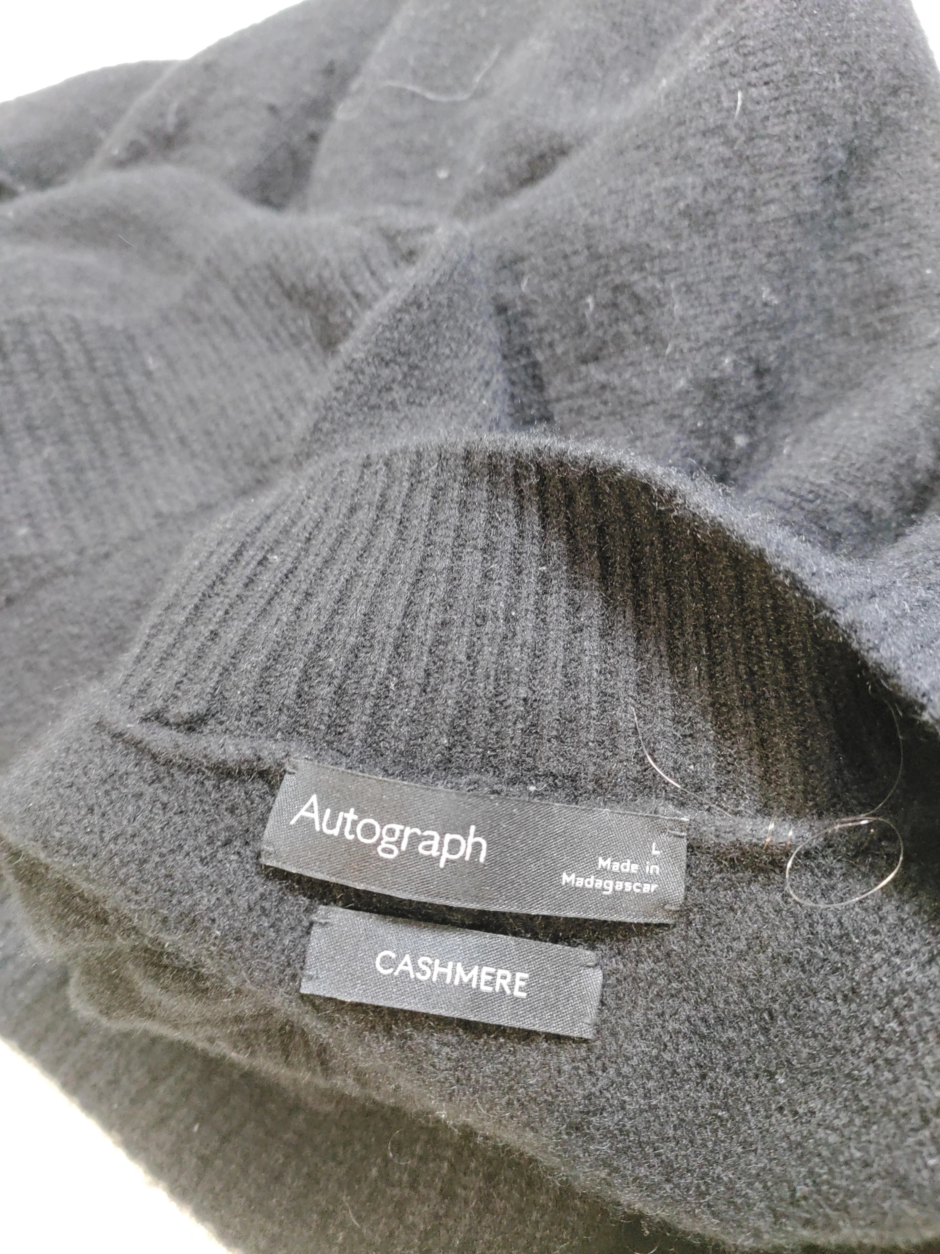 Autograph Women's Jumper L Black 100% Cashmere High Neck Pullover - Image 7