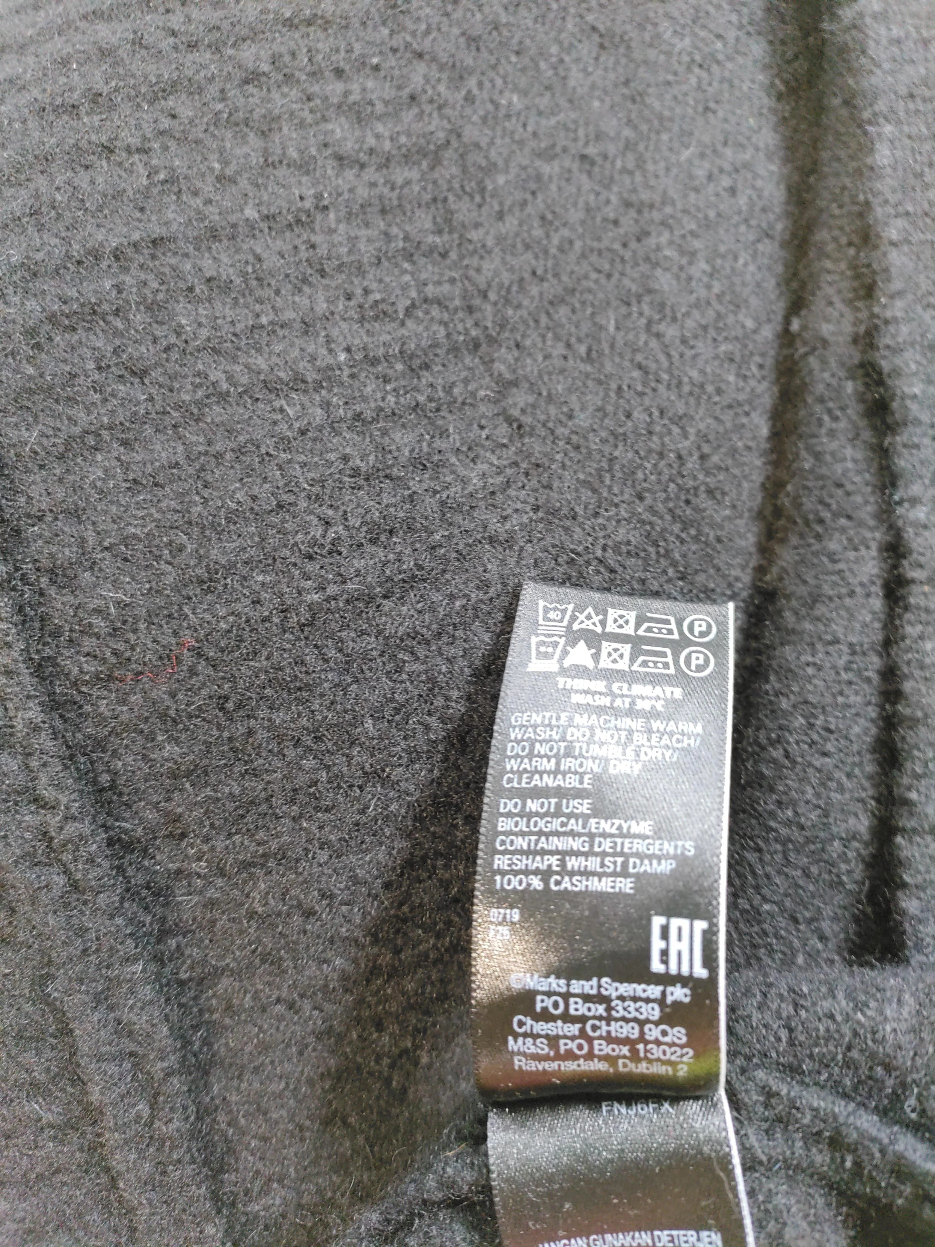 Autograph Women's Jumper L Black 100% Cashmere High Neck Pullover - Image 8