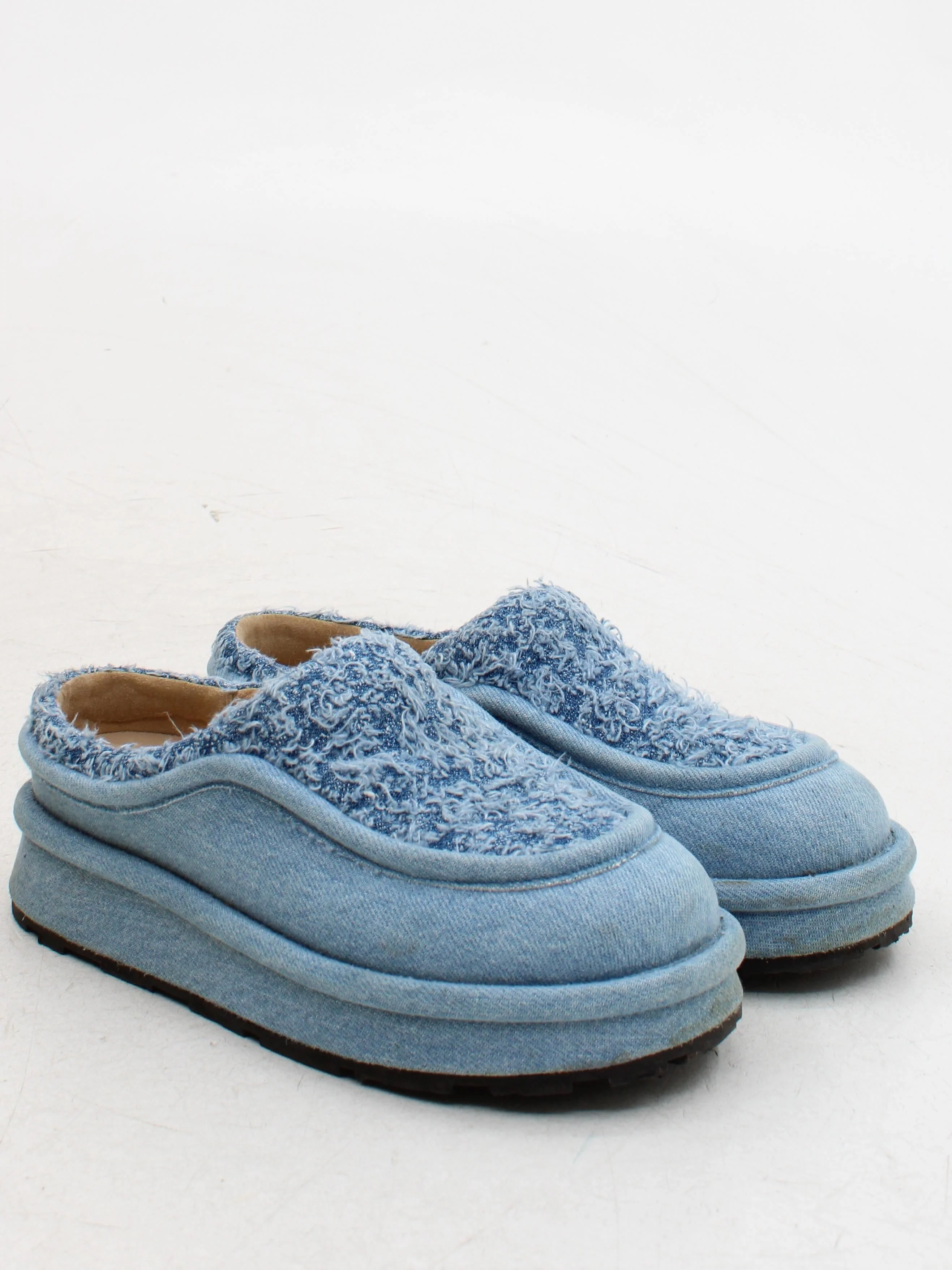 Axel Arigato Women's Flat Shoes UK 5 Blue 100% Cotton Loafer - Image 4