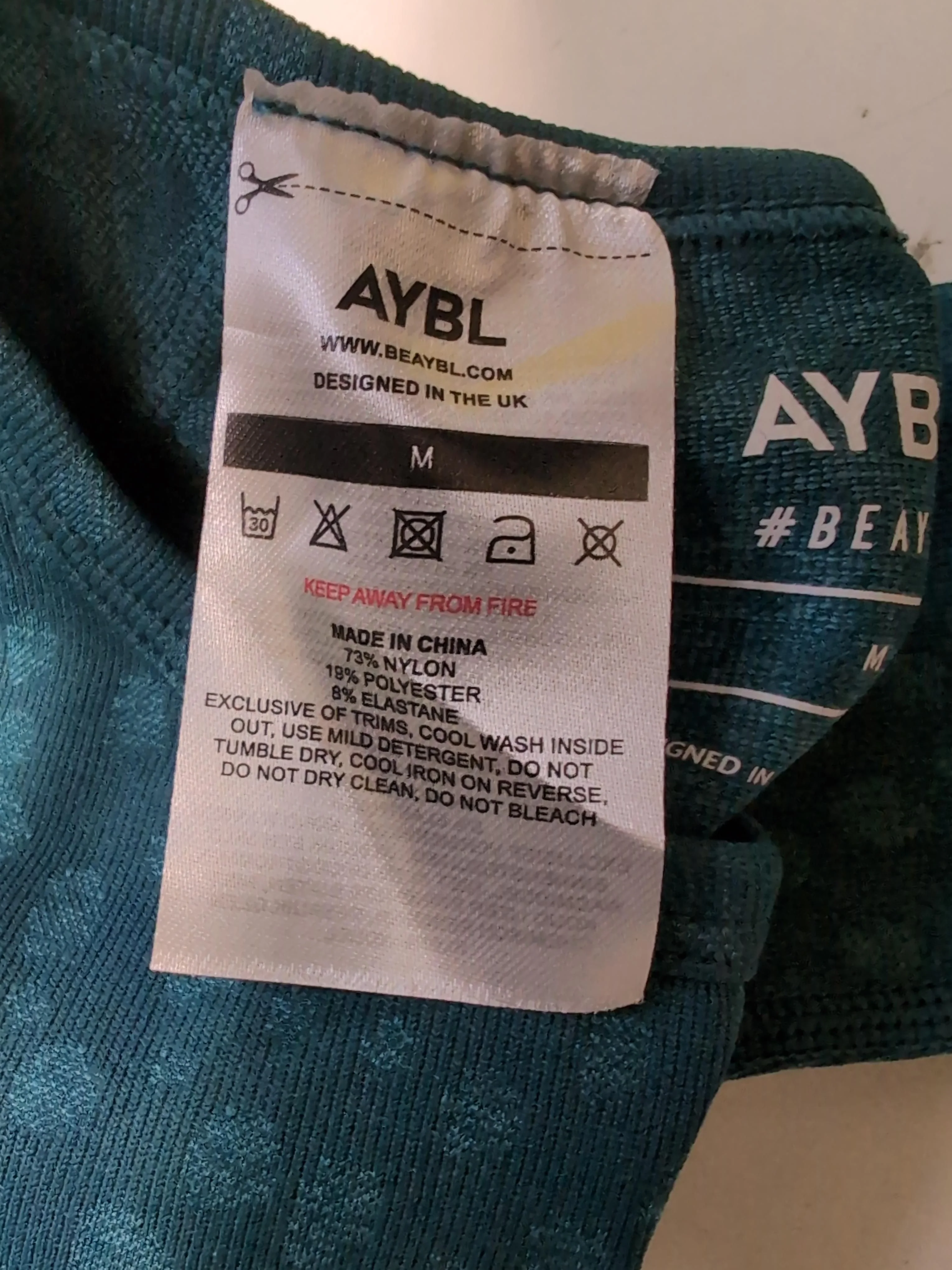 AYBL Women's Loungewear M Blue Nylon with Polyester, Elastane Basic - Image 6