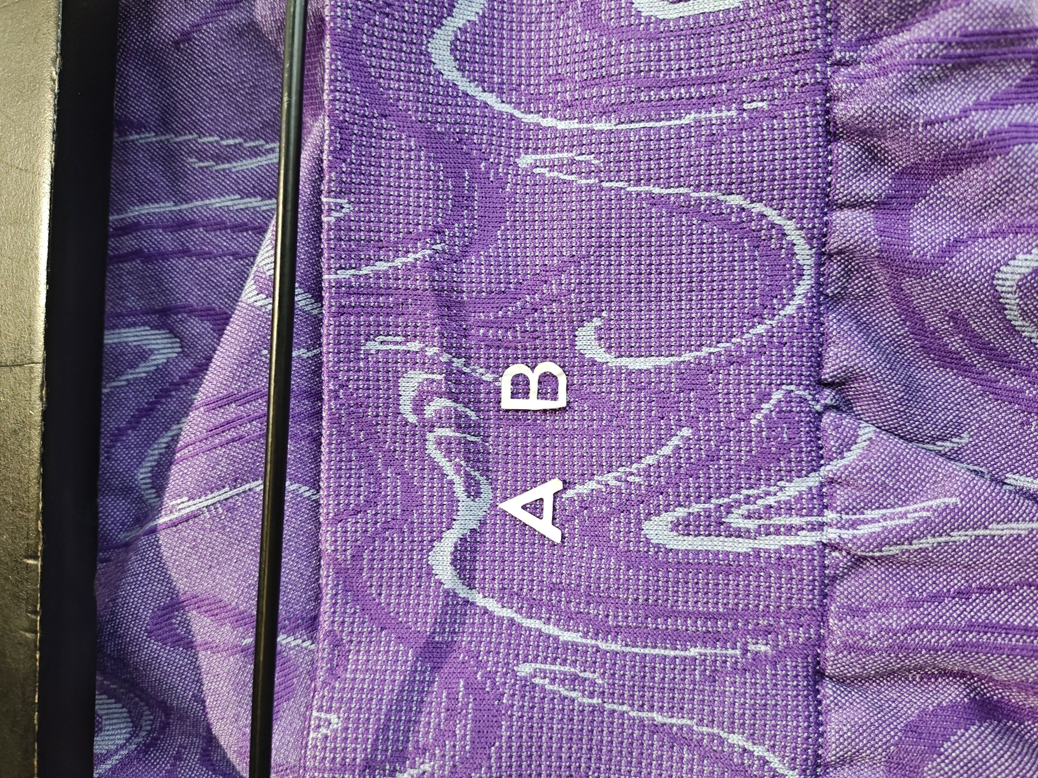 AYBL Women's Shorts W 23 in Purple Geometric 100% Other Sweat - Image 5