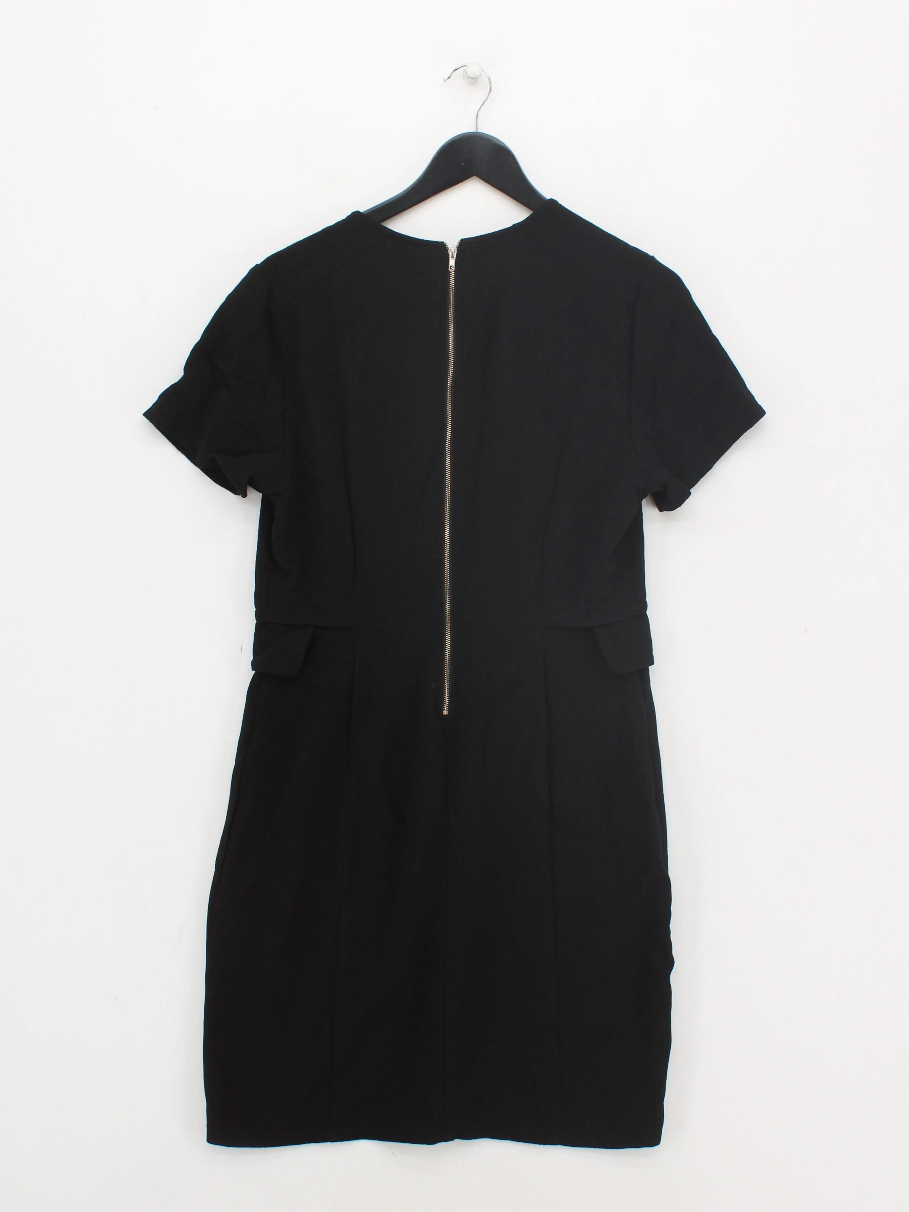 B. You T-Shirt Midi Dress UK16 in Black - Image 2