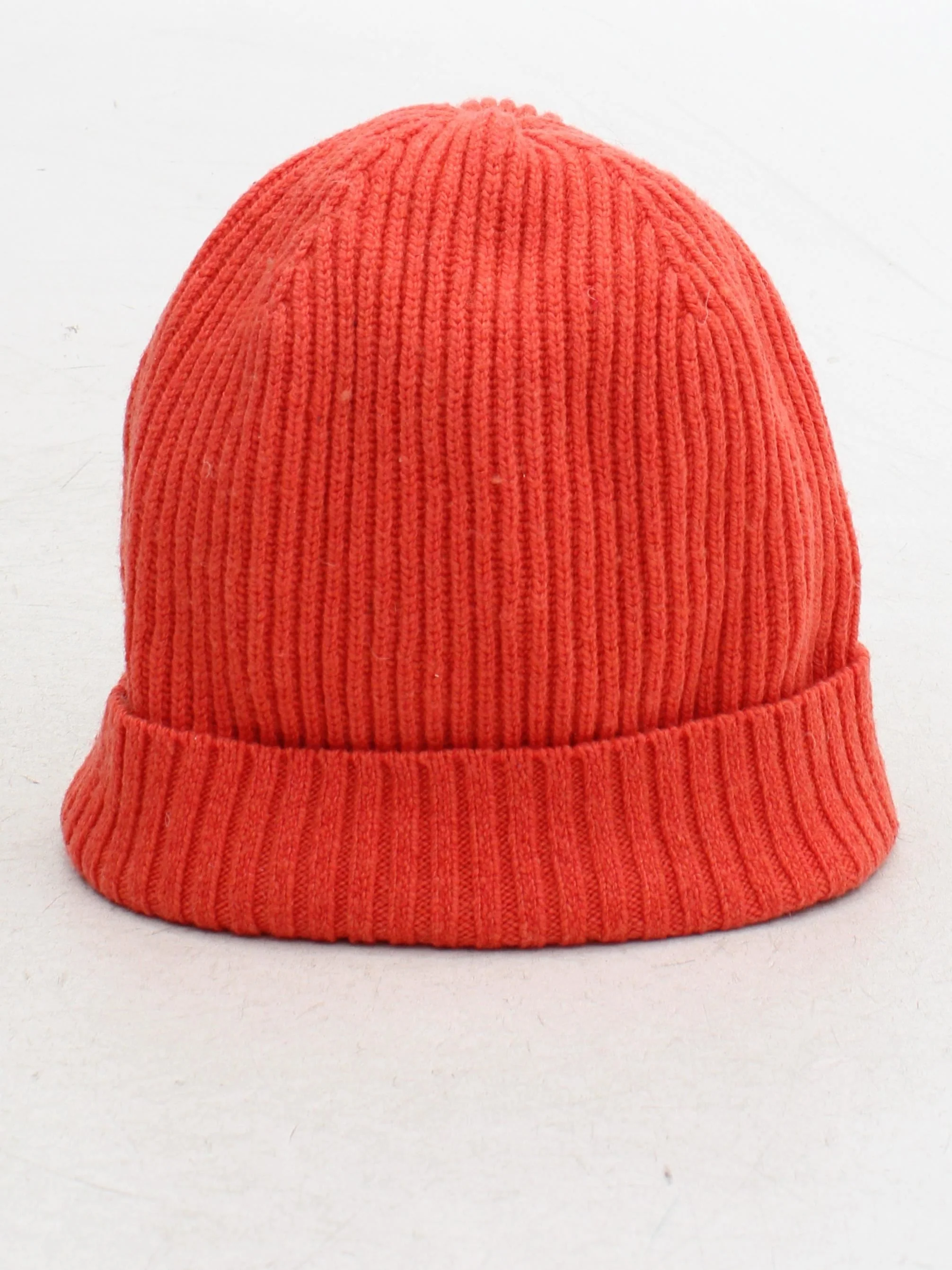 BAM Men's Hat M Orange Wool with Viscose Beanie - Image 2