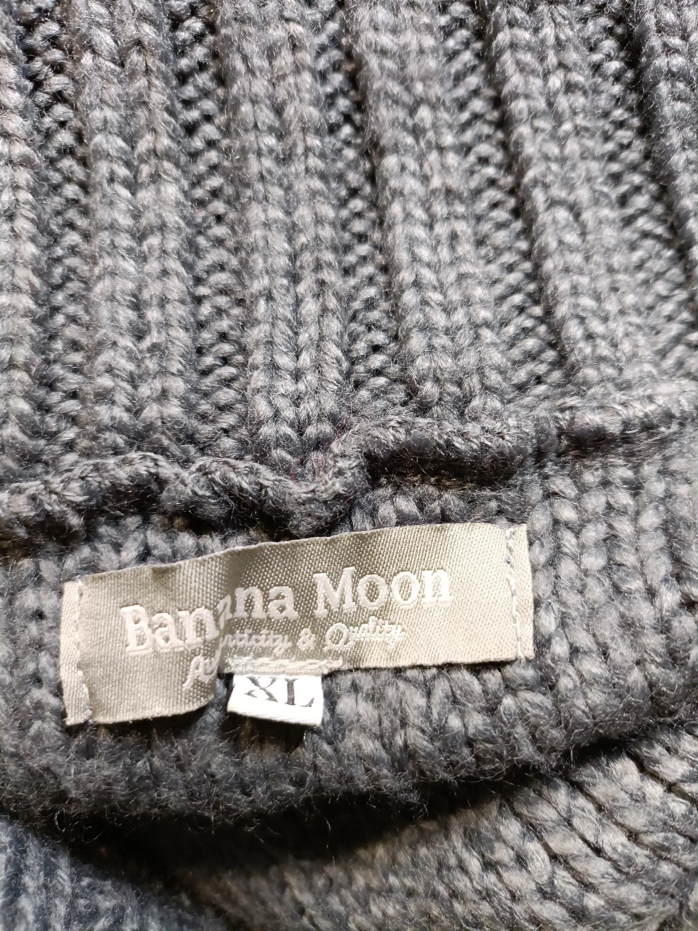 Banana Moon Women's Cardigan XL Multi Striped 100% Acrylic Collared Cardigan - Image 5