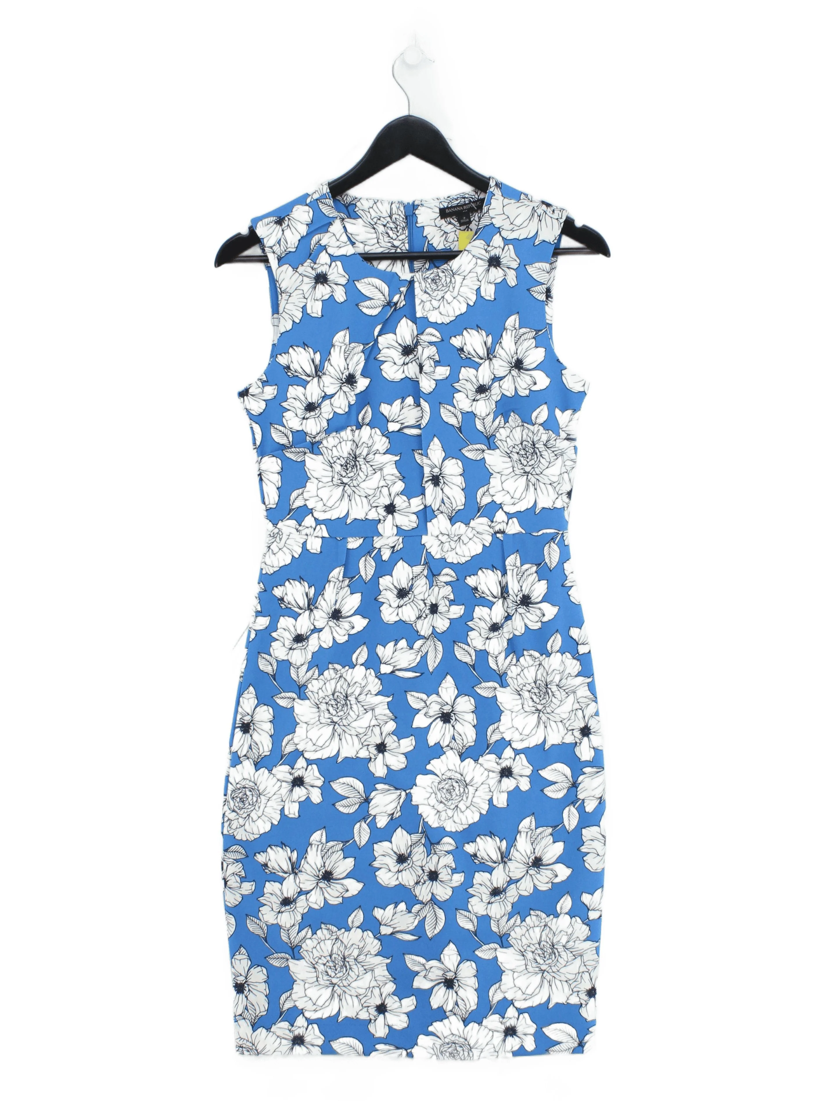 Banana Republic Bodycon Midi Dress UK6 in Blue