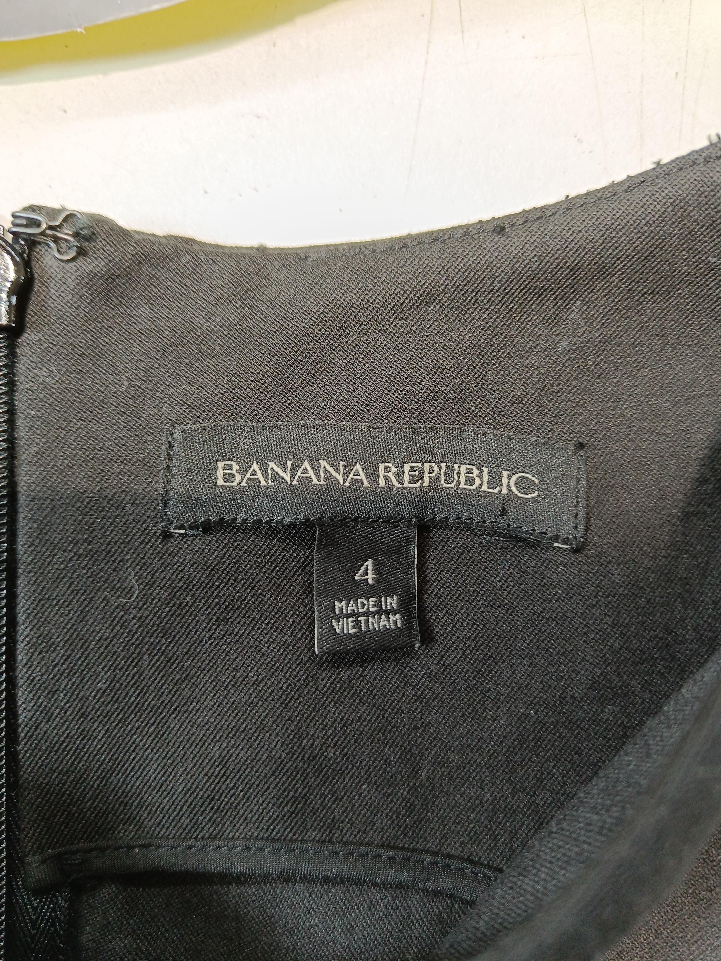 Banana Republic Bodycon Mini Dress UK4 in Black - Image 5
