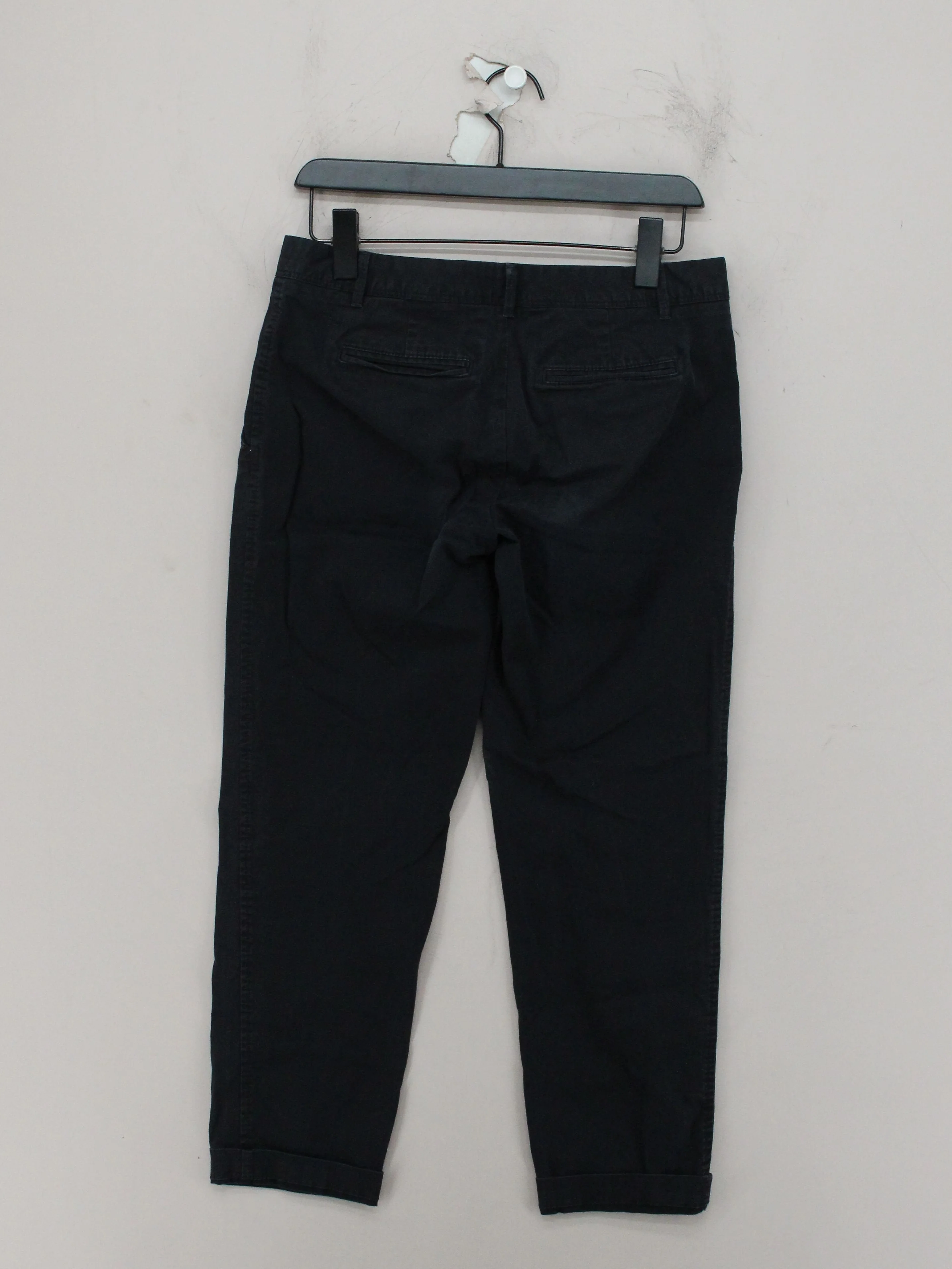 Banana Republic Men's Trousers XL Black Cotton with Spandex Tapered Chino - Image 2