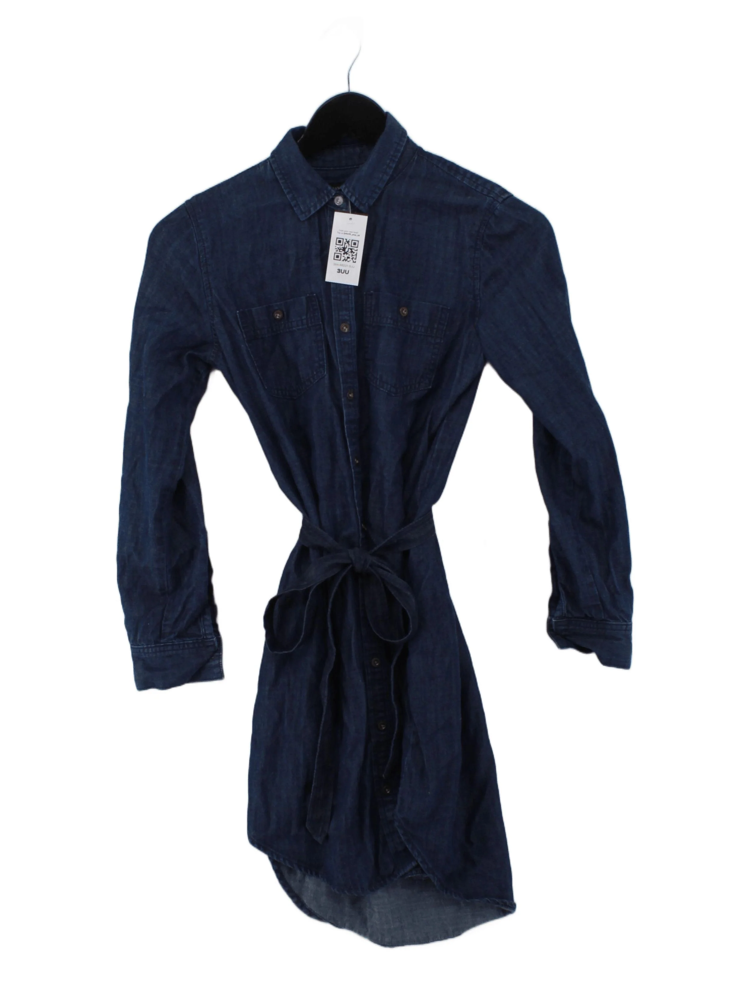 Banana Republic Shirt Mini Dress XXS in Blue