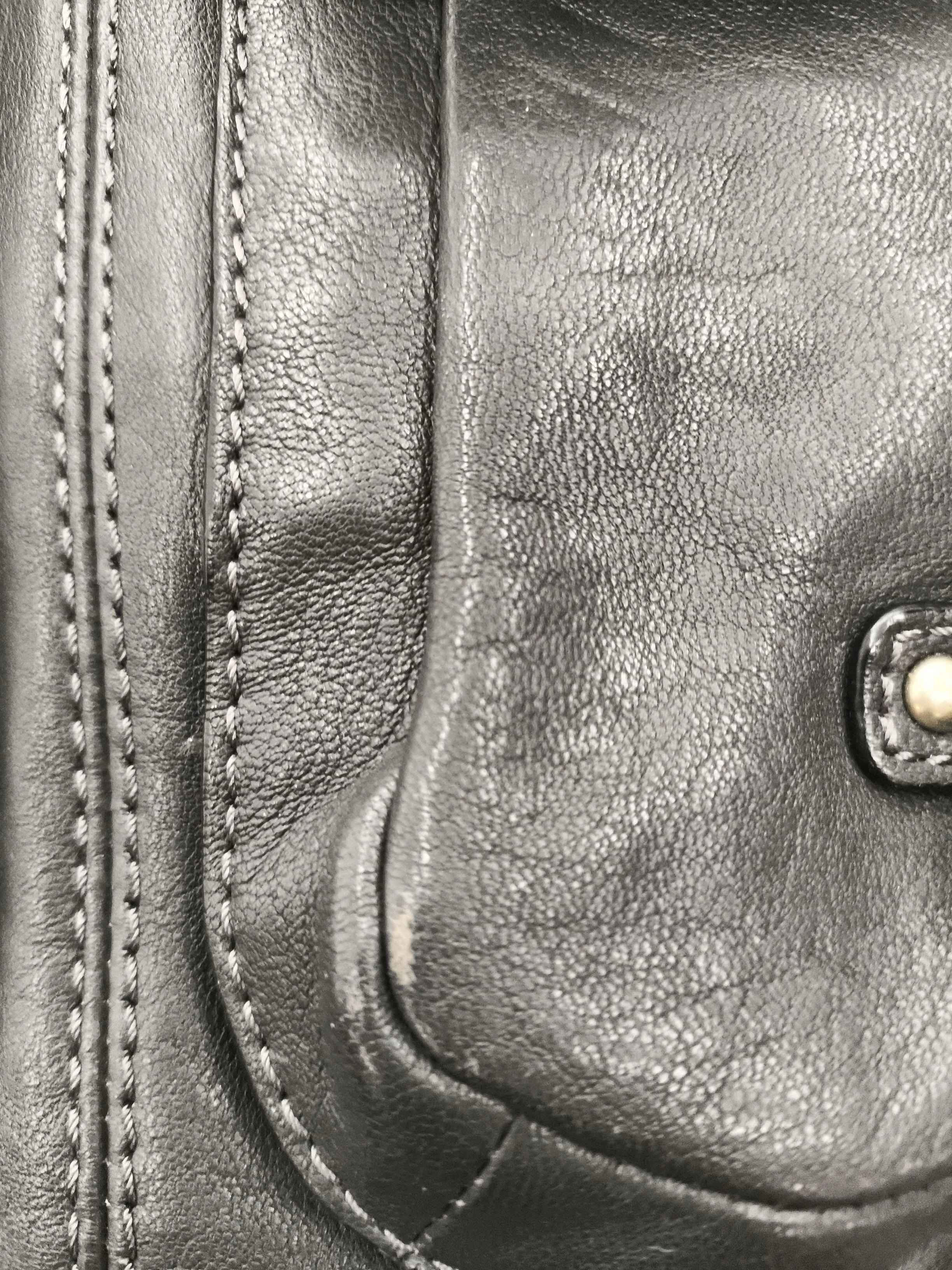 Banana Republic Women's Bag Grey 100% Leather Shoulder Bag - Image 5
