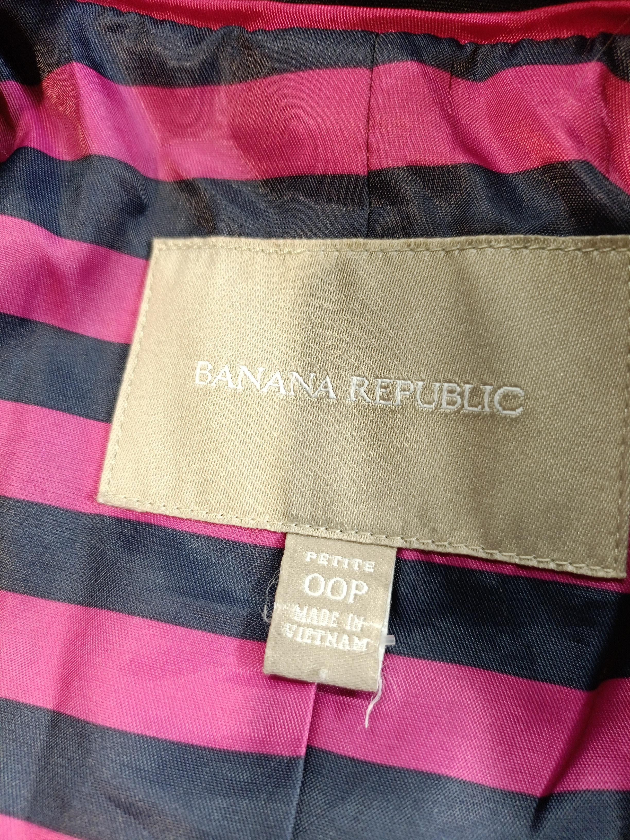 Banana Republic Women's Blazer Chest: 32 in Black Cotton - Image 5
