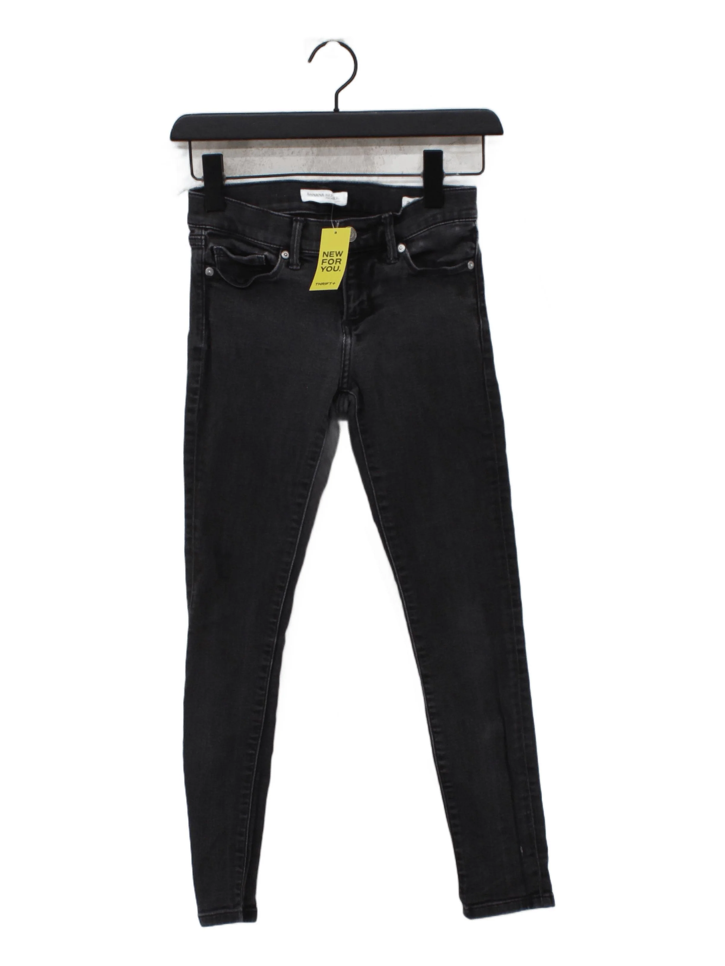 Banana Republic Women's Jeans W 24 in Black Cotton