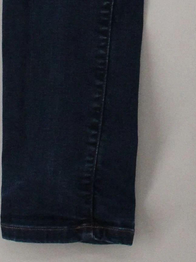 Banana Republic Women's Jeans W 25 in Blue Cotton with Polyester, Spandex Skinny - Image 4