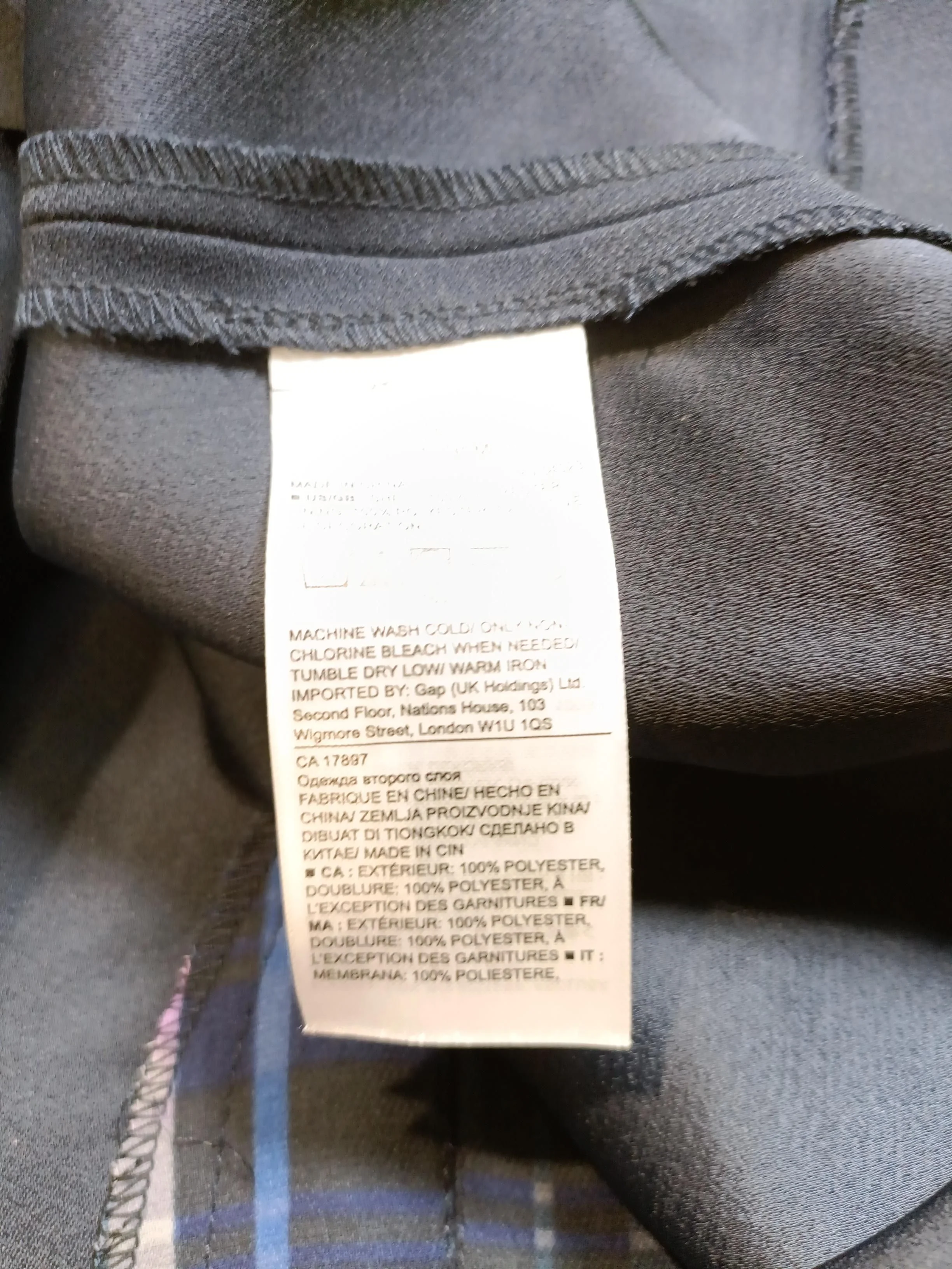 Banana Republic Women's Mini Skirt UK 16 Blue 100% Polyester Mini - Image 6