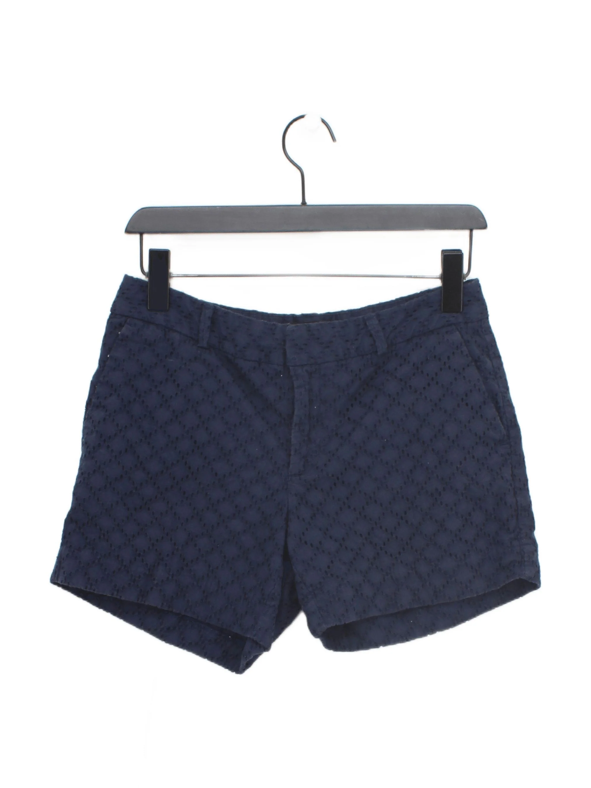 Banana Republic Women's Shorts S Blue 100% Cotton Mom