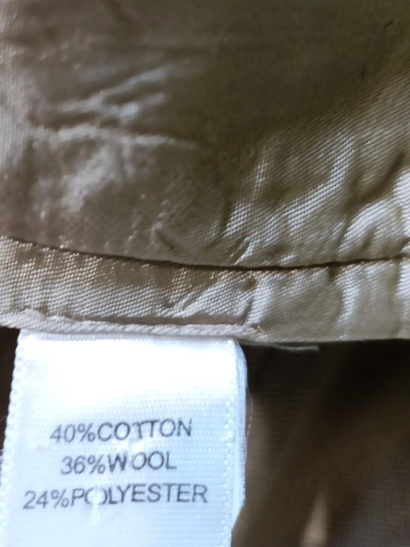 Banana Republic Women's Shorts UK 12 Tan Cotton with Wool, Polyester Mom - Image 6