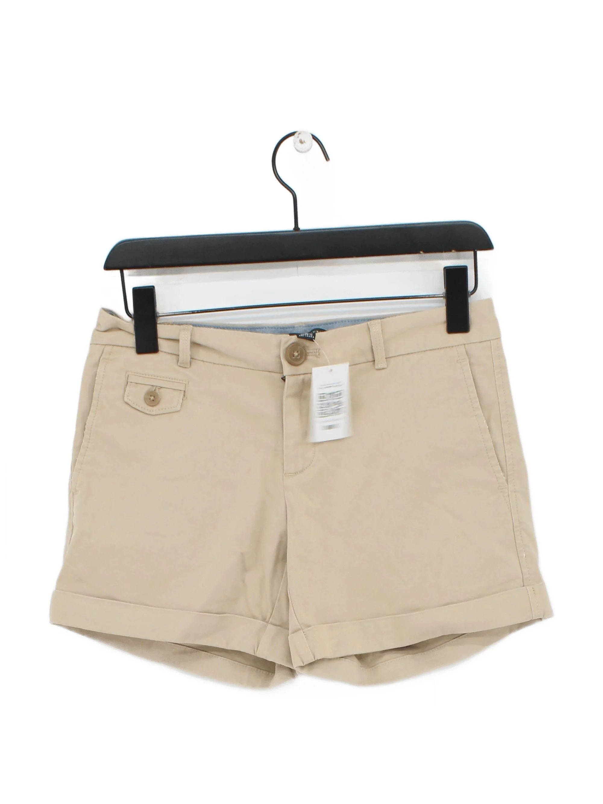 Banana Republic Women's Shorts UK 4 Tan Cotton with Spandex Mom