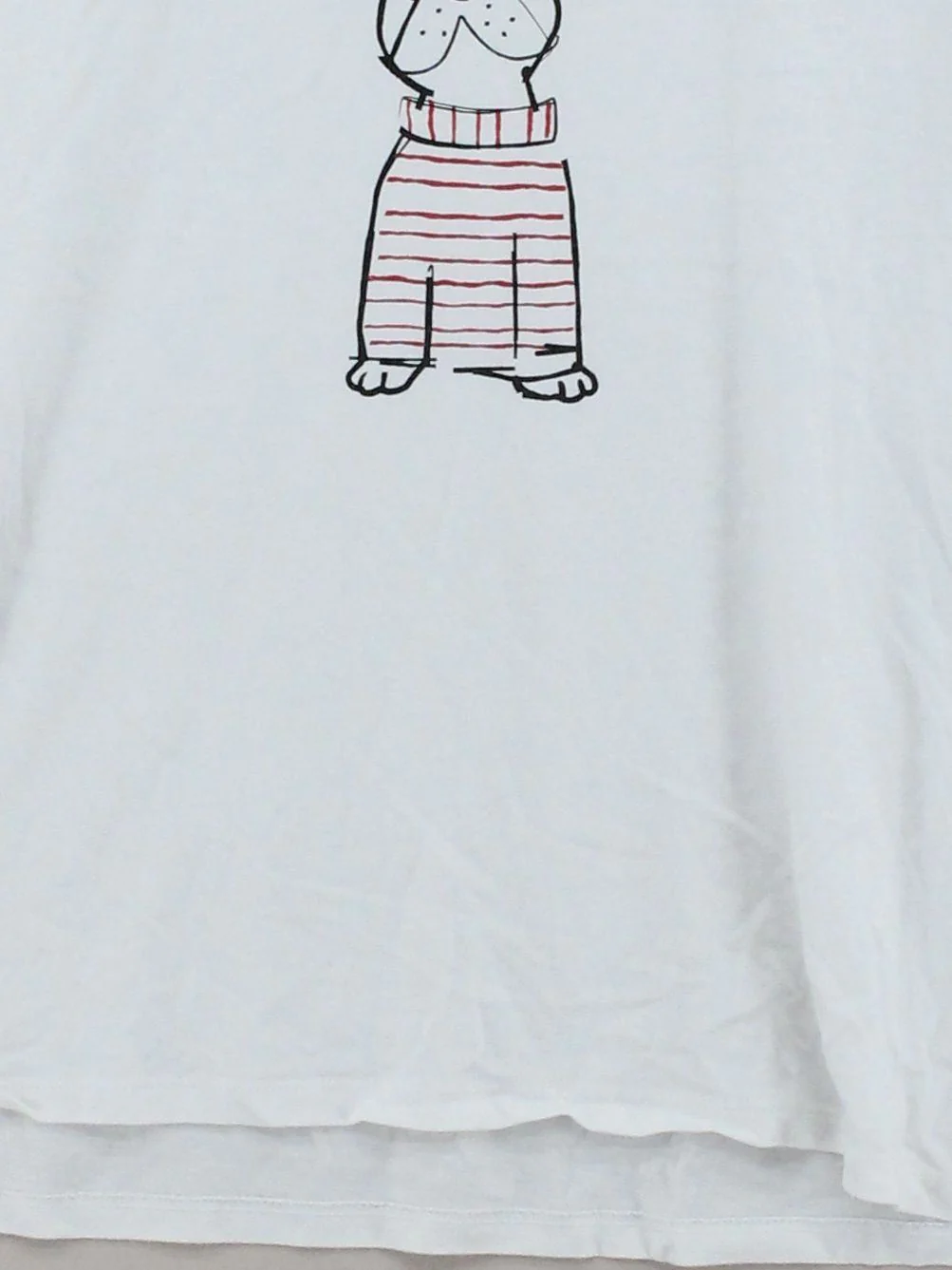 Banana Republic Women's T-Shirt M White Cotton with Lyocell Modal Basic - Image 4