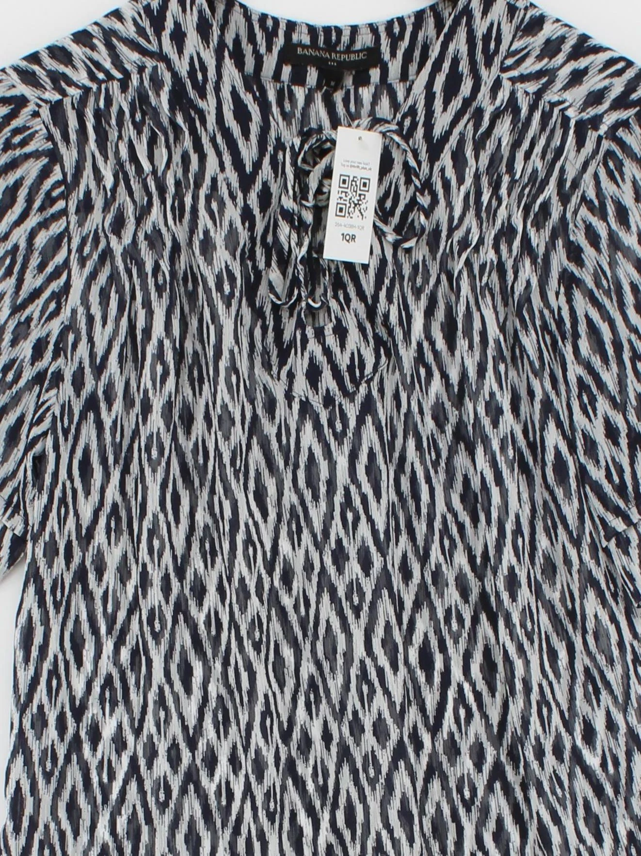 Banana Republic Women's Top M Multi 100% Polyester Basic - Image 3