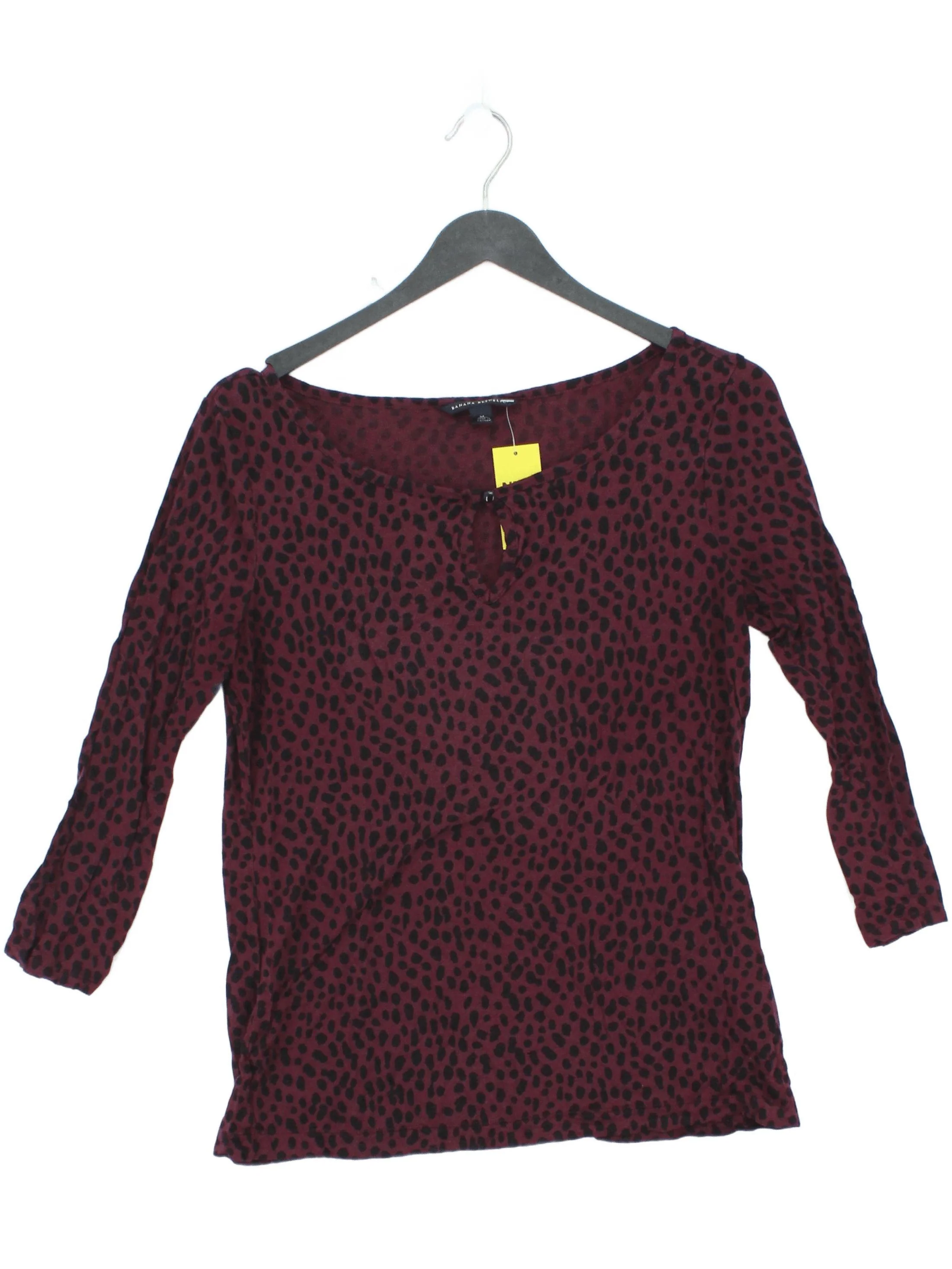 Banana Republic Women's Top M Red Viscose with Lyocell Modal Basic