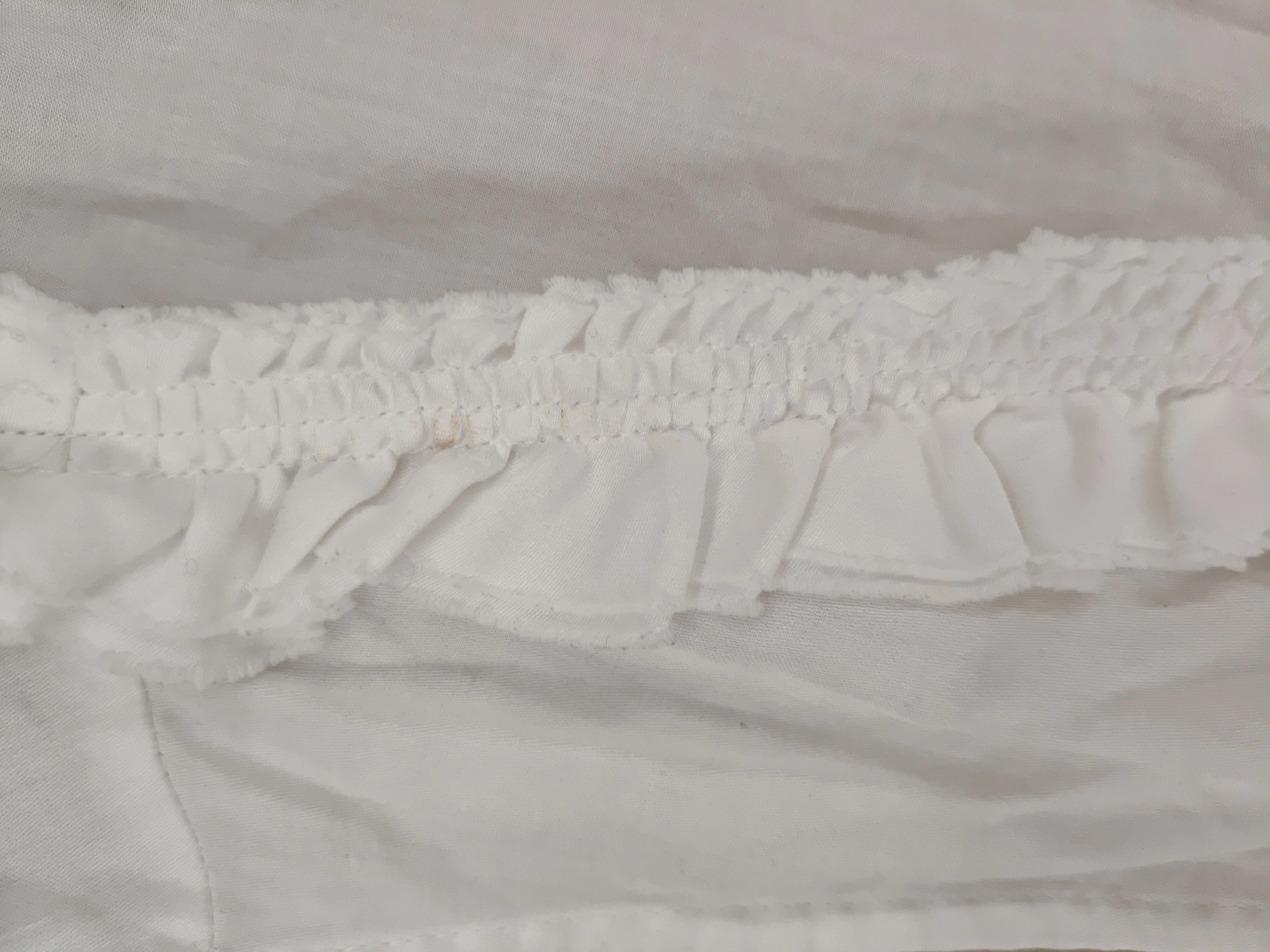 Banana Republic Women's Top XL White 100% Cotton Sleeveless V-Neck Basic - Image 5