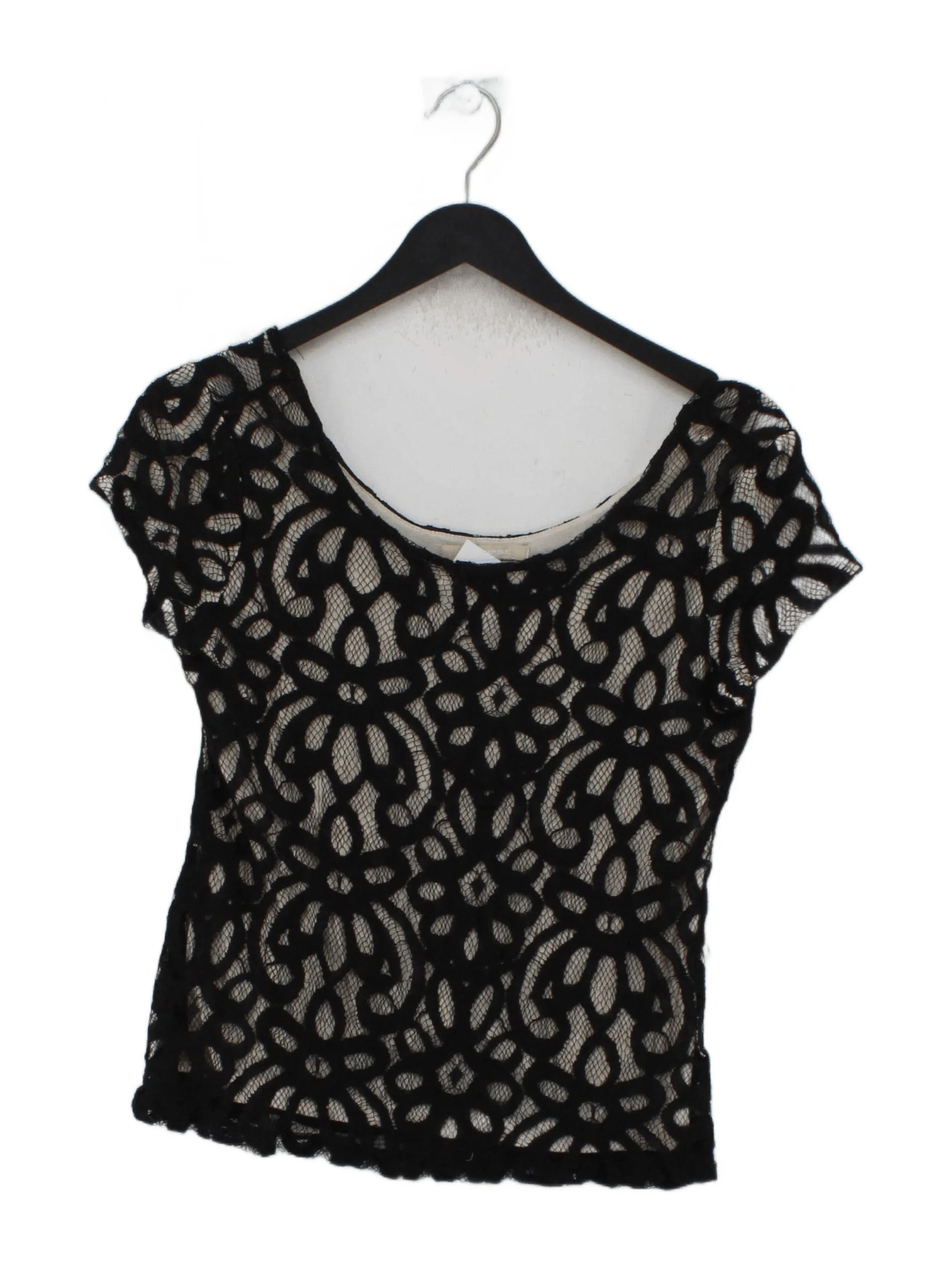 Banana Republic Women's Top XS Black Cotton with Rayon Basic
