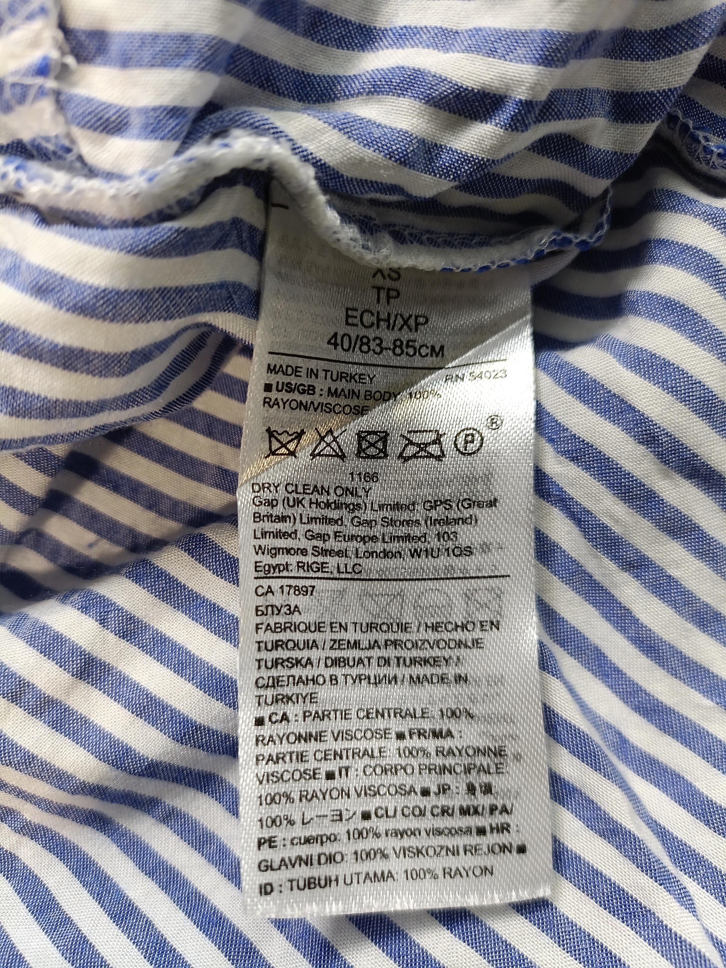 Banana Republic Women's Top XS Multi 100% Rayon Basic - Image 6