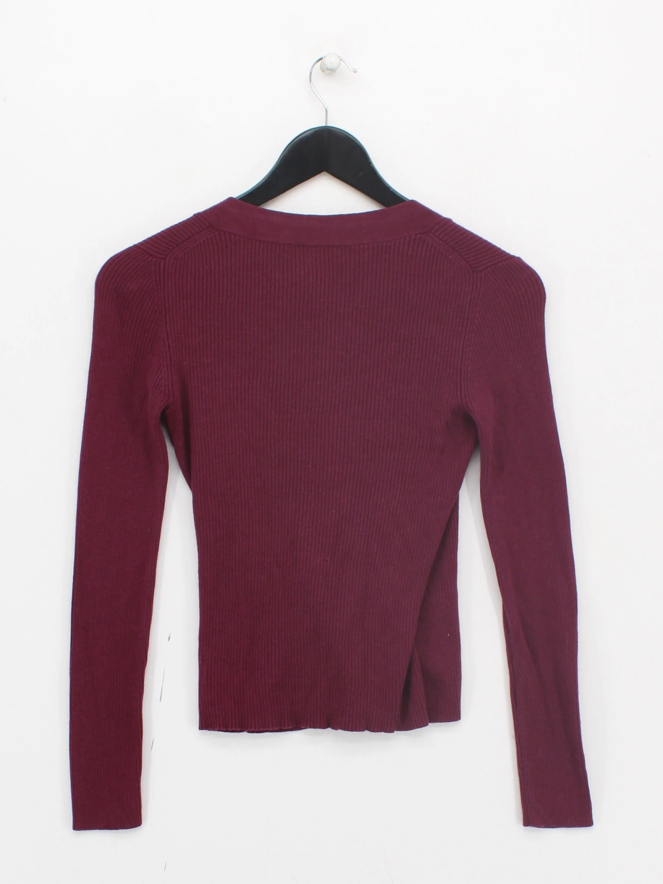 Banana Republic Women's Top XS Red Silk with Cashmere, Wool Basic - Image 2