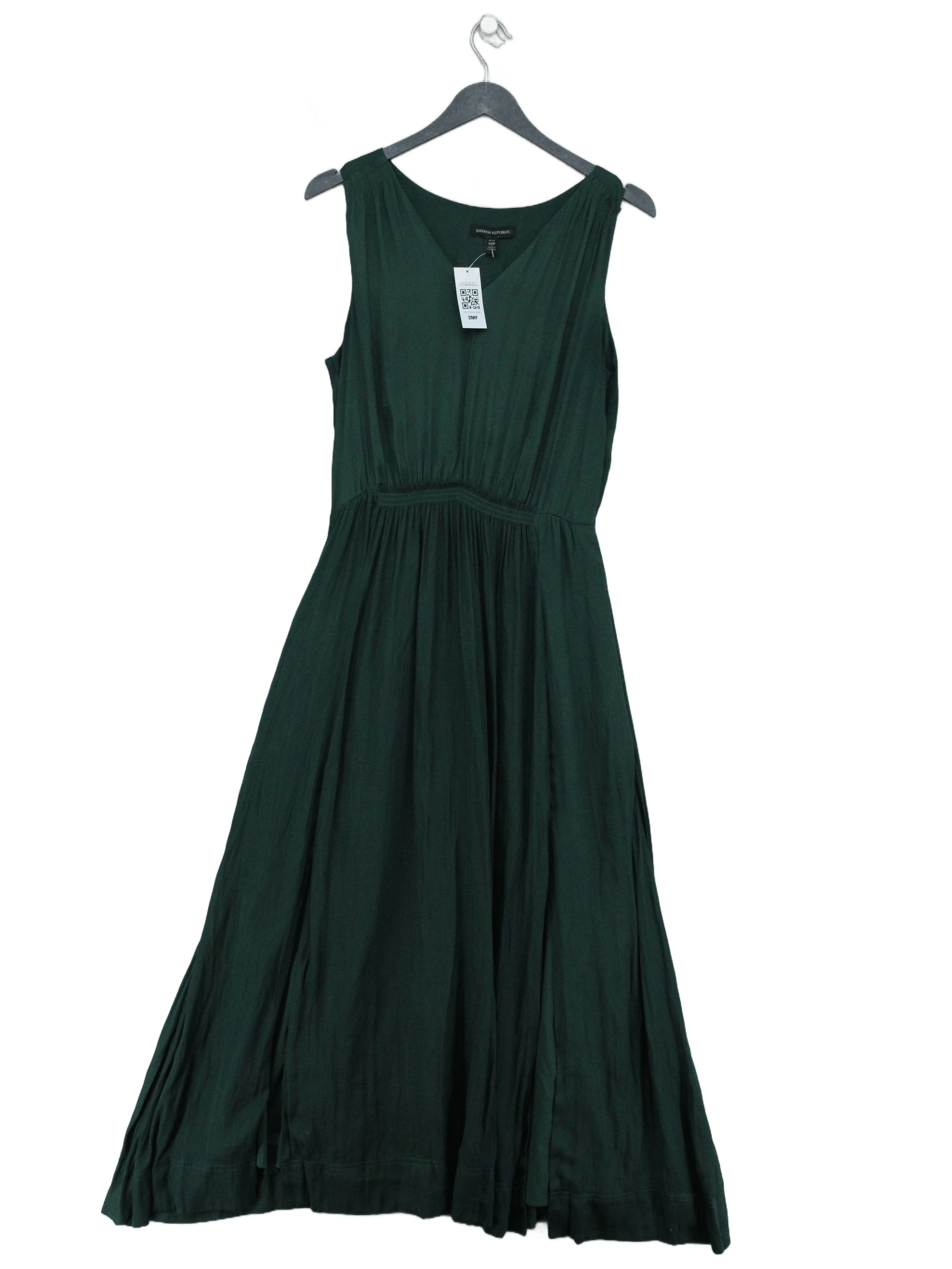 Banana Republic Wrap Midi Dress in Green
