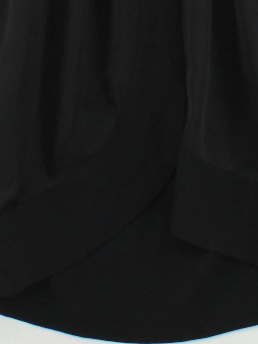 Banana Republic Wrap Mini Dress UK4 in Black - Image 4
