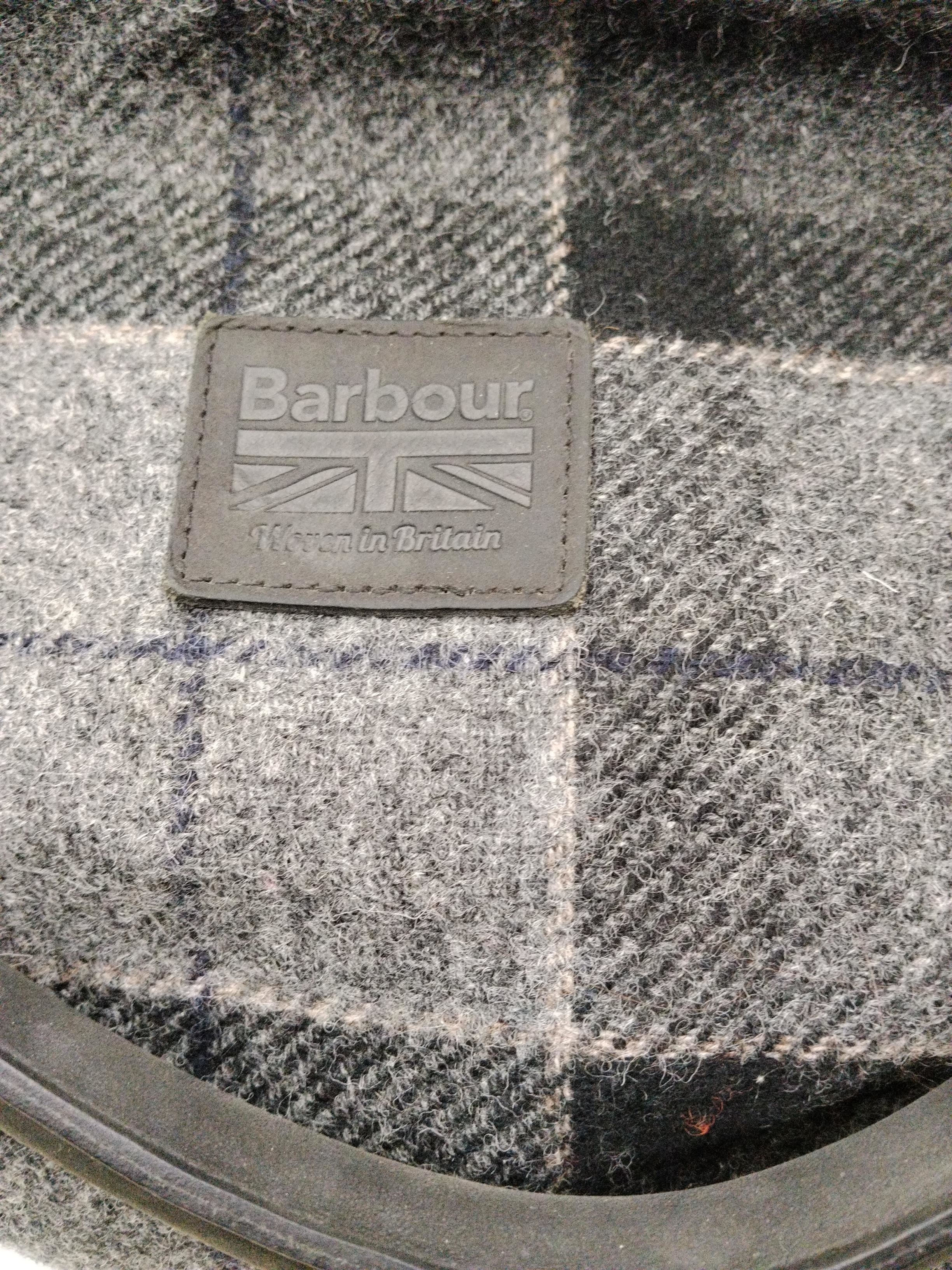 Barbour Men's Bag Grey Checkered Wool with Cotton Gym Bag - Image 3