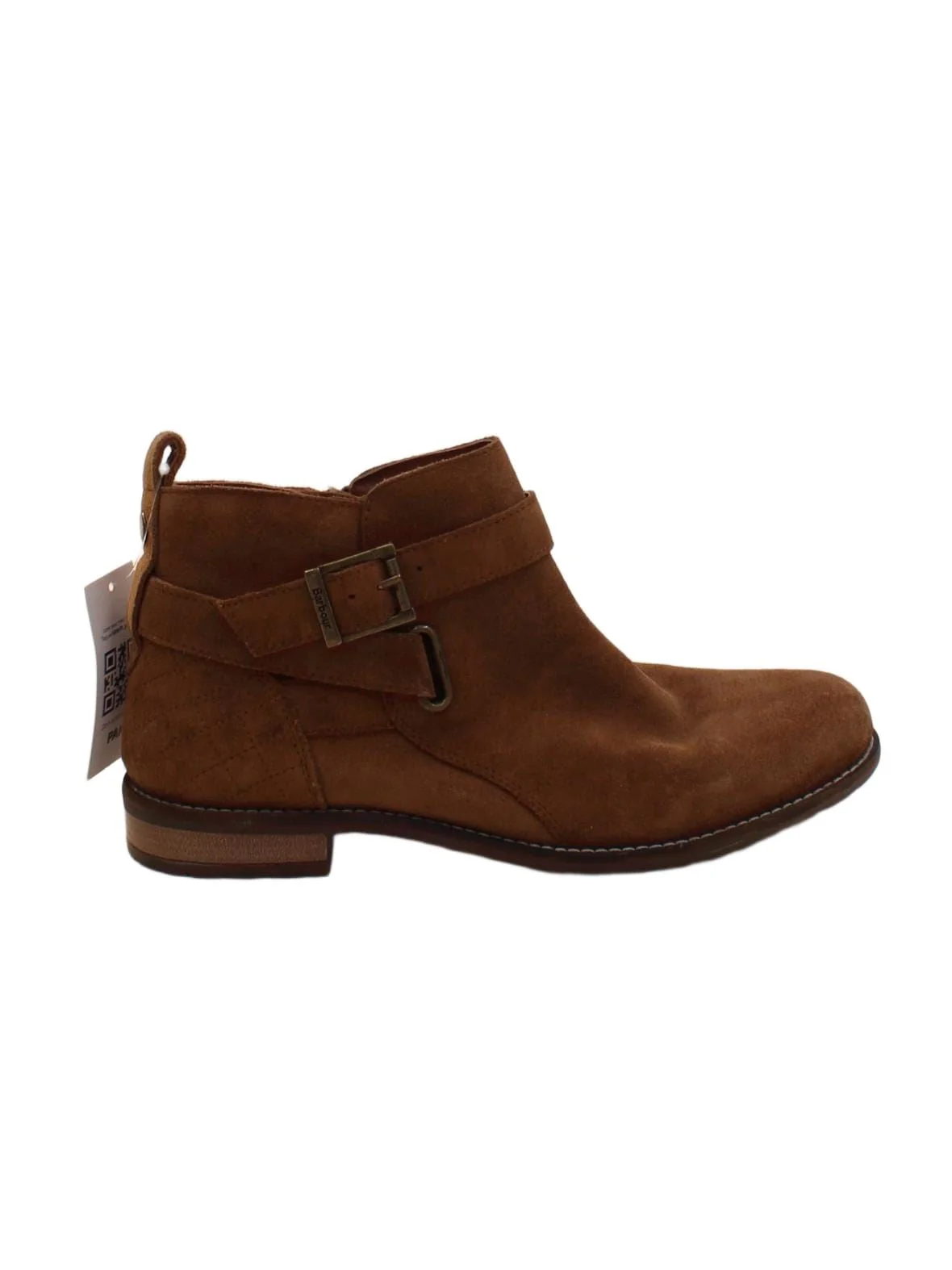 Barbour Men's Boots UK 7 Tan 100% Suede Chelsea