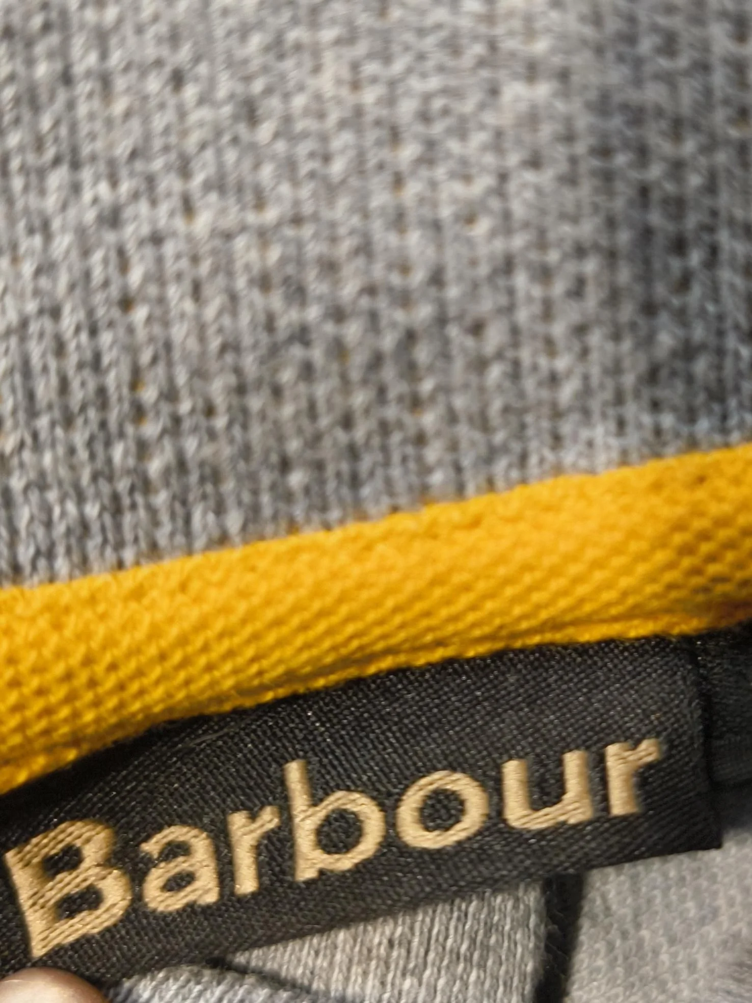 Barbour Men's Polo XL Grey 100% Cotton Basic - Image 5