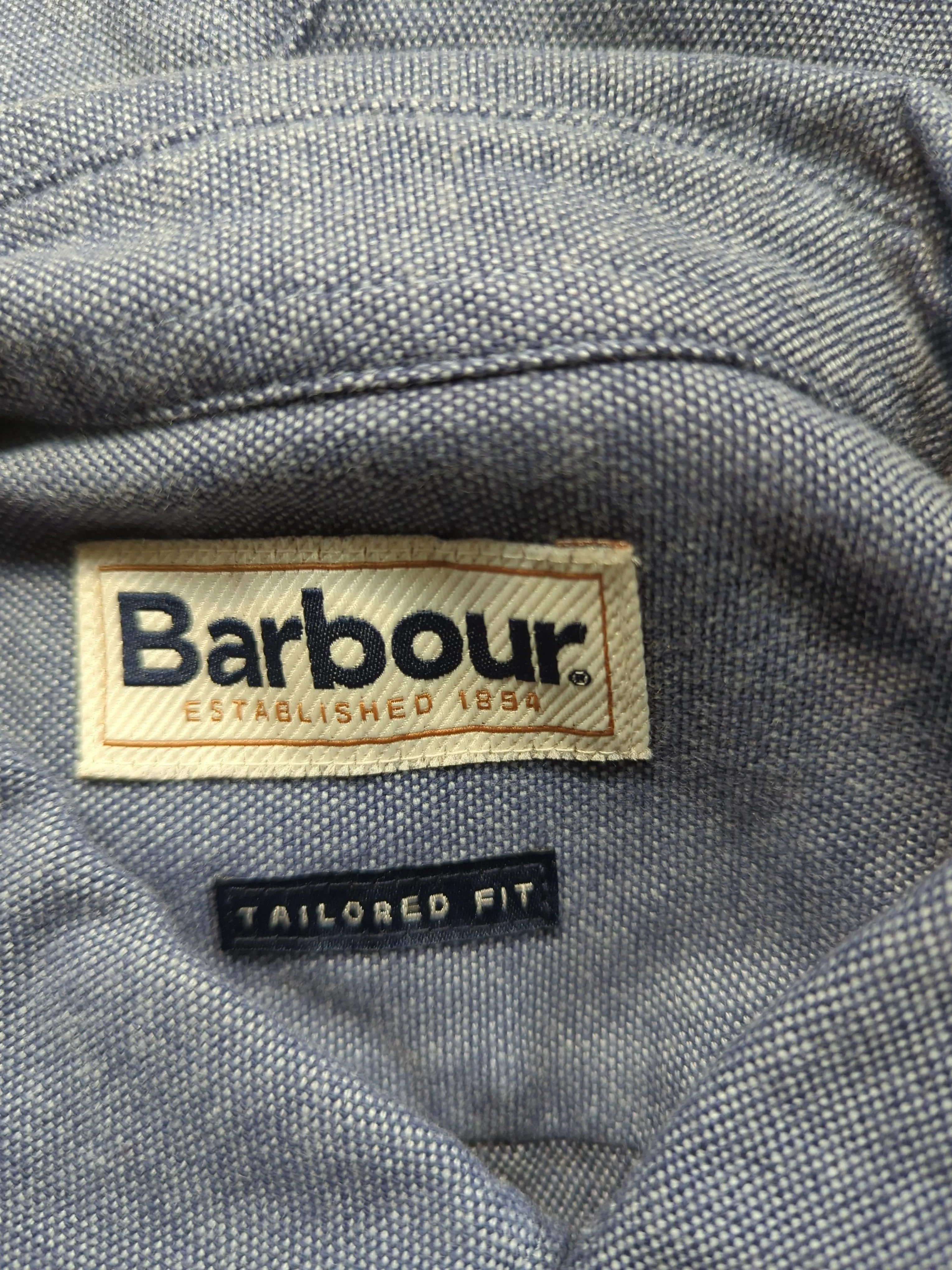 Barbour Men's Shirt M Blue 100% Cotton Basic - Image 5