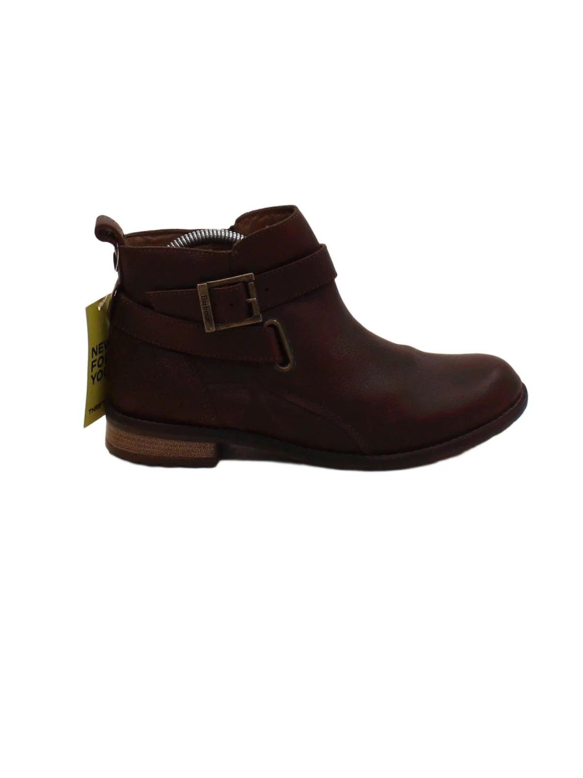 Barbour Women's Boots UK 4 Brown 100% Leather Combat