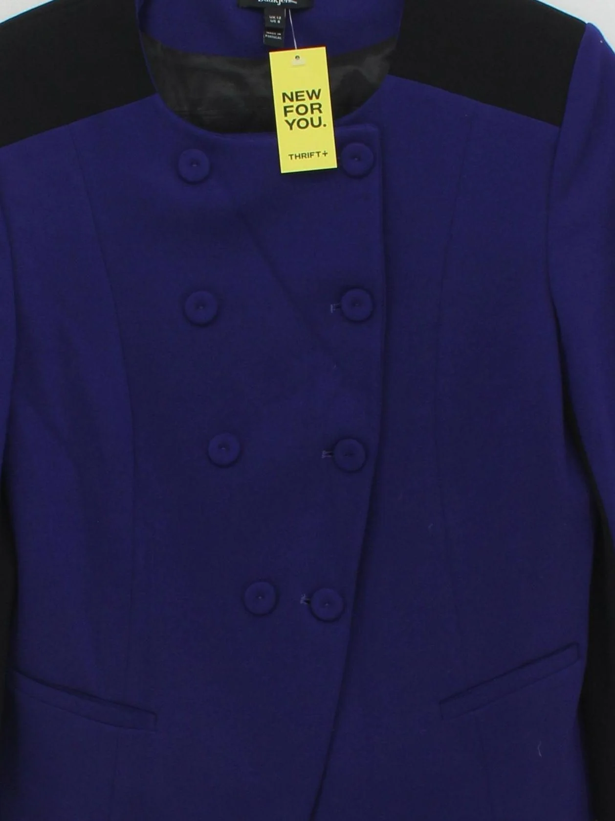 Baukjen Women's Blazer UK 12 Purple Viscose with Polyamide, Elastane Overcoat - Image 3
