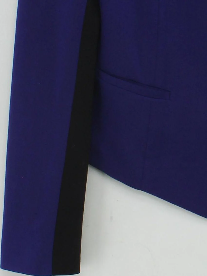 Baukjen Women's Blazer UK 12 Purple Viscose with Polyamide, Elastane Overcoat - Image 4
